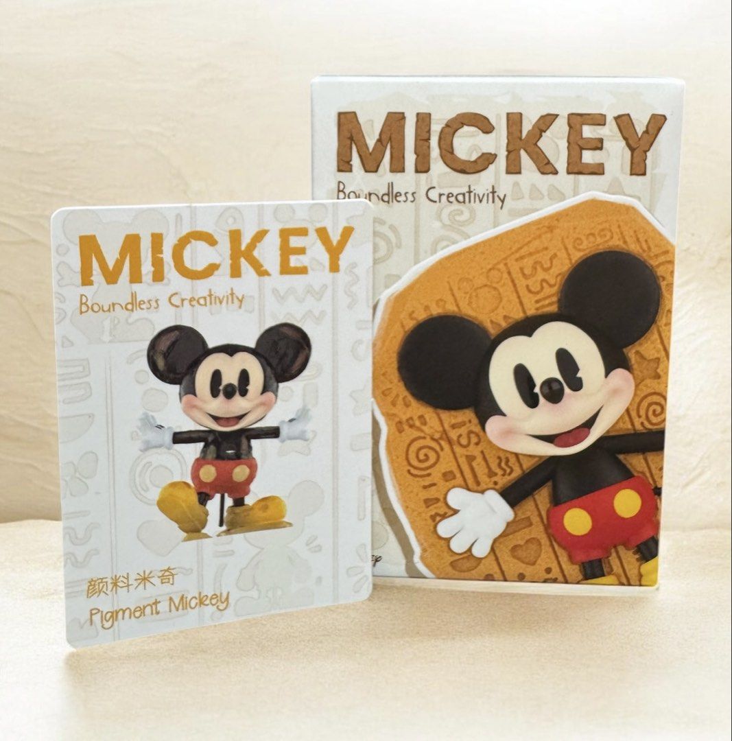 Mickey Boundless Creativity (Category: Designer & Blind Box Toys) located in Pasig City. Submitted by jennies_closet (Listing ID 1422274258, Image 1). Description: Want to Sell Only / Not for Trade: Mickey - Boundless Creativity Available: Pigment Mickey 600 pesos Condition: authentic Popmart figure, Brand new, sealed foil, open box below with card Location: Pasig City Mode of Payment: GCASH or BPI Mode of Delivery: Lalamove, booking and sf c/o b