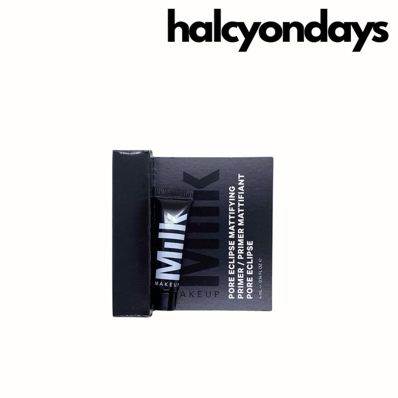 MILK Make Up Pore Eclipse Mattifying Primer (Category: Makeup) located in San Mateo. Submitted by halcyondays_ (Listing ID 1422309215, Image 1). Description: Milk Makeup Pore Eclipse Mattifying Primer. This primer comes in a small tube and is designed to minimize pores. MILK MakeUp Pore Eclipse Mattifying Primer TAKE NOTE: 4ML SAMPLER SIZE ONLY A lightweight water cream makeup primer with skincare benefits that blurs pores and controls shine for 