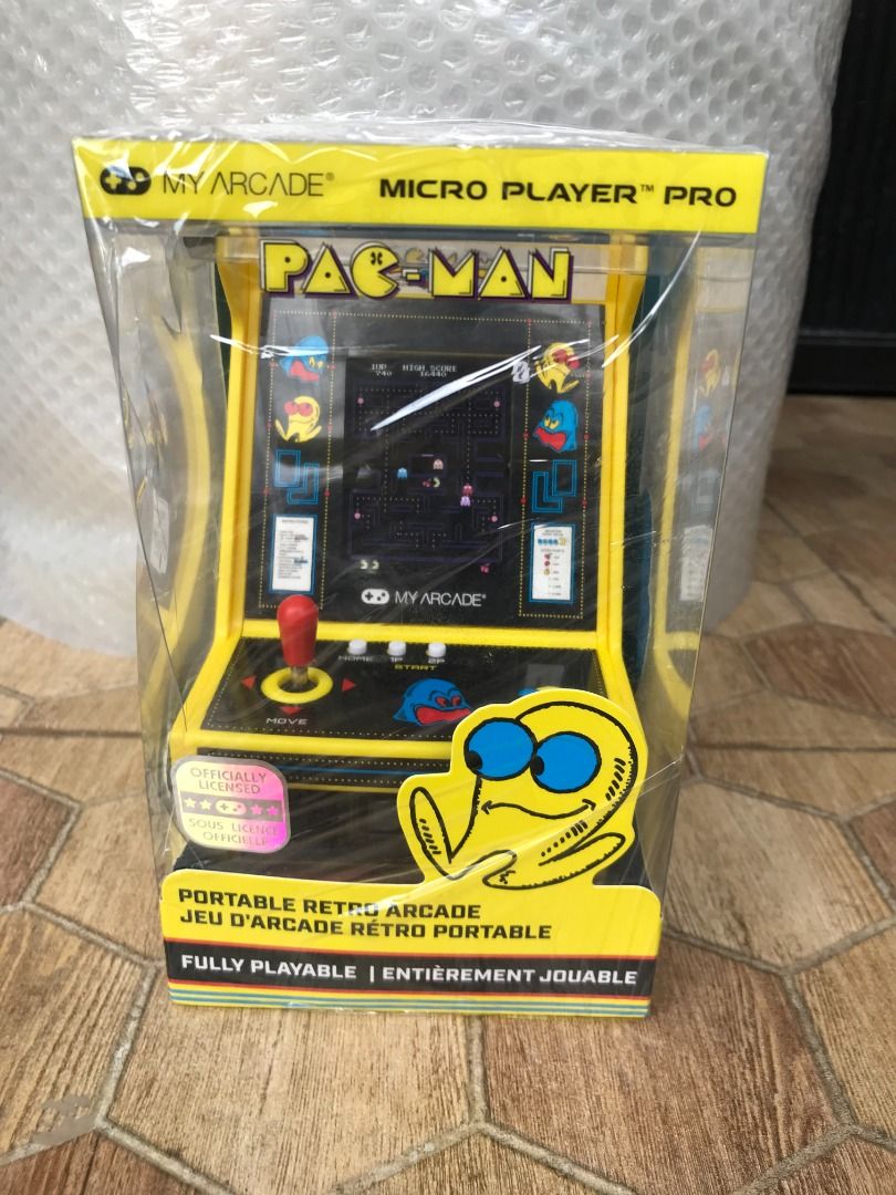 My Arcade Pac-Man Micro Player Pro 6.75" Mini Arcade Machine Portable Video Game (Category: Others) located in Santa Rosa. Submitted by aeonkraft2026 (Listing ID 1422283312, Image 3). Description: My Arcade Pac-Man Micro Player Pro – 6.75" Mini Arcade Machine 🕹️ Relive the classic arcade fun with PAC-MAN, one of the most iconic games ever, enjoyed by generations with over 400 million copies sold worldwide! Guide PAC-MAN through mazes, eat the do