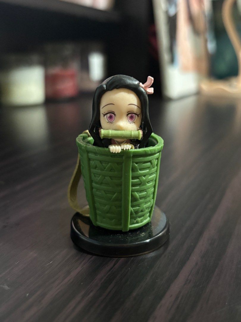 Nezuko in Basket Collectible Figure (Category: Figurines & Statues) located in Pasay City. Submitted by myungjunnahh (Listing ID 1422304039, Image 1). Description: - bought for 600 from anime conventions - rfs: decluttering - no box - no issues - MOP: gcash - sf is shouldered by the buyer - strictly no cancellation of order, no return, no refund .