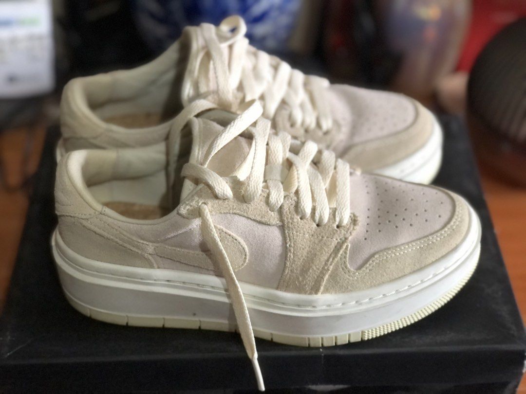 Nike Air Jordan 1 Elevate Low - Coconut Milk (Category: Sneakers) located in Bacoor. Submitted by dincivi (Listing ID 1422277854, Image 1). Description: - Authentic Nike Air Jordan 1 Elevate Low - Coconut Milk colorway (DH7004-101) - Size: US WOMEN 5.5, UK 3, EUR 36 - Comes with OR without original box -Original Price is P7095, selling for P2000+SF (negotiable).