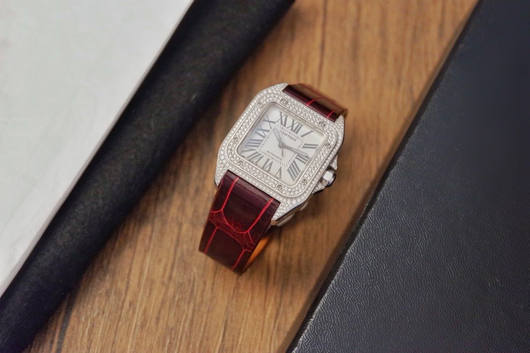 Premium Custom Cartier Santos Strap (Category: Luxury Watches) located in Muntinlupa City. Submitted by frewx (Listing ID 1422317986, Image 2). Description: Proudly Handmade in the Philippines TIMEBAUBLES straps are meticulously and proudly handmade in the Philippines from fine, exquisite genuine leathers. Made in-house by our small group of dedicated Artisans. We hand select our leathers, hand cut them, hand sewn and hand finished. We make strap