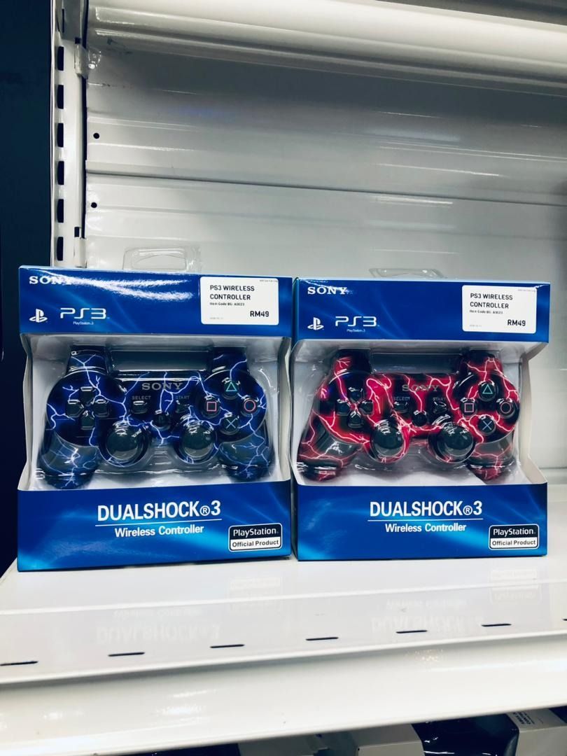 PS3 WIRELESS CONTROLLER (Category: Controllers) located in Petaling Jaya. Submitted by aikilyugaming (Listing ID 1422242804, Image 2). Description: PS3 WIRELESS CONTROLLER COLOR : -LIGHTNING BLUE -LIGHTNING RED -BLACK DEVIL -FIRE BLAZE AIKILYU GAMING ; 0174219633 Address: 5-1, Jalan Camar 4/5A, Seksyen 4 Kota Damansara, Kota Damansara, 47810 Petaling Jaya, Selangor 📌 Business Hour: Tues to Sat : 10.30am - 7.30pm Sun : 10am - 6pm Mon : CLOSE .
