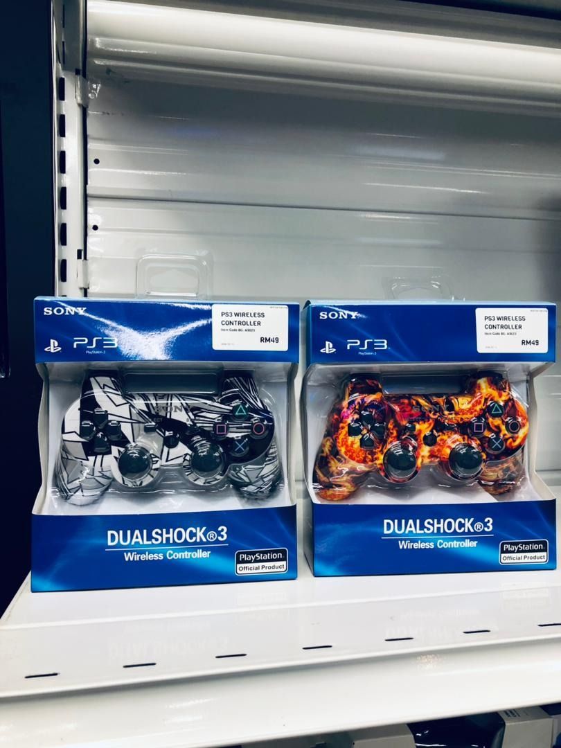 PS3 WIRELESS CONTROLLER (Category: Controllers) located in Petaling Jaya. Submitted by aikilyugaming (Listing ID 1422242804, Image 1). Description: PS3 WIRELESS CONTROLLER COLOR : -LIGHTNING BLUE -LIGHTNING RED -BLACK DEVIL -FIRE BLAZE AIKILYU GAMING ; 0174219633 Address: 5-1, Jalan Camar 4/5A, Seksyen 4 Kota Damansara, Kota Damansara, 47810 Petaling Jaya, Selangor 📌 Business Hour: Tues to Sat : 10.30am - 7.30pm Sun : 10am - 6pm Mon : CLOSE .
