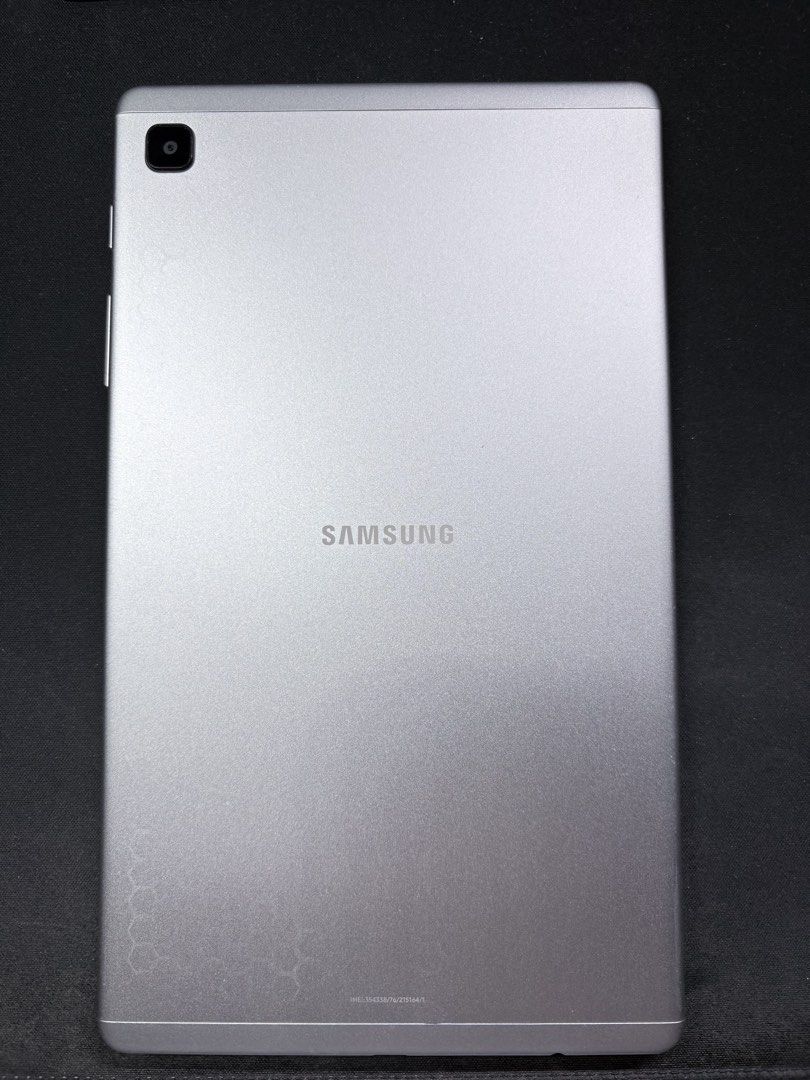 Samsung Galaxy Tab A7 Lite (Category: Android) located in Manila. Submitted by njroms (Listing ID 1422303755, Image 2). Description: • RFS: decluttering • Used only for school • Display: 8.7 inch • 3GB RAM • Storage: 32GB • Audio: Dual speakers with Dolby Atmos • No box Meet up only • Accessories: charging cable.