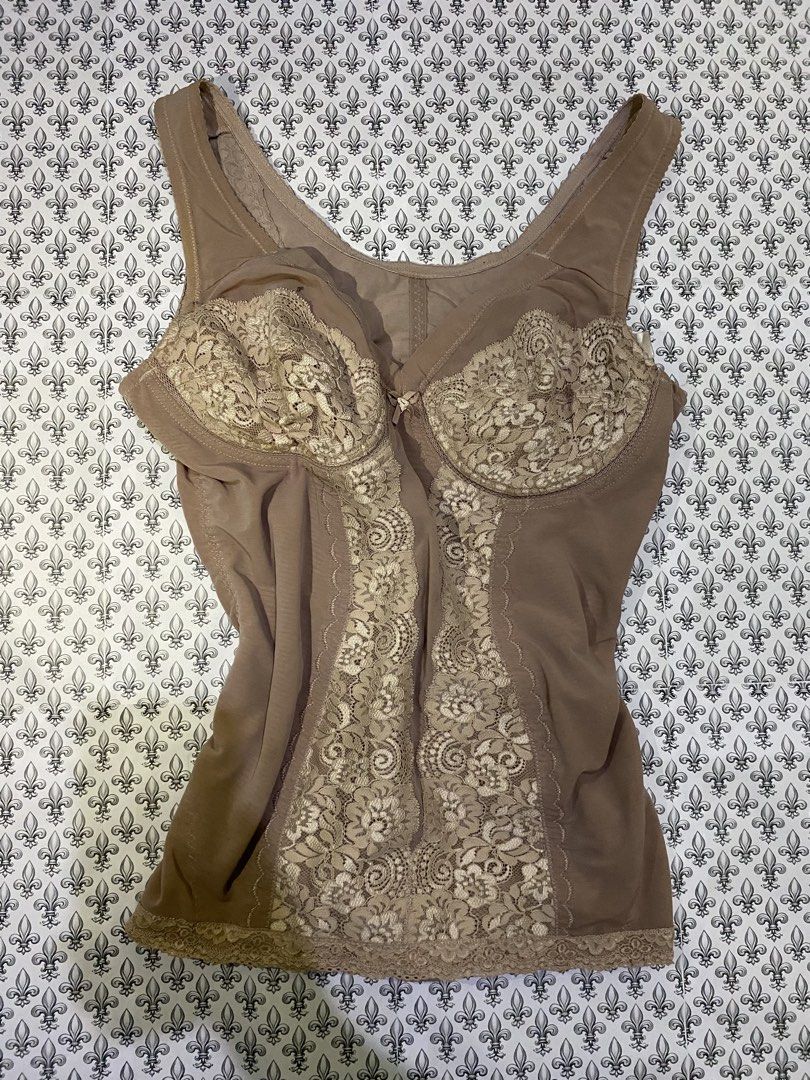 Vintage Beige Lace Bodysuit (Category: Undergarments & Loungewear) located in Ozamiz City. Submitted by sw4gcvnt (Listing ID 1422371505, Image 1). Description: pink-beige shapewear bodysuit ·:*¨༺ ♱✮♱ ༻¨*:· ✚ m: 150 ✚ s: 170 ✚ l: 199 (au) size: m-l length: 22.5 issue: none.