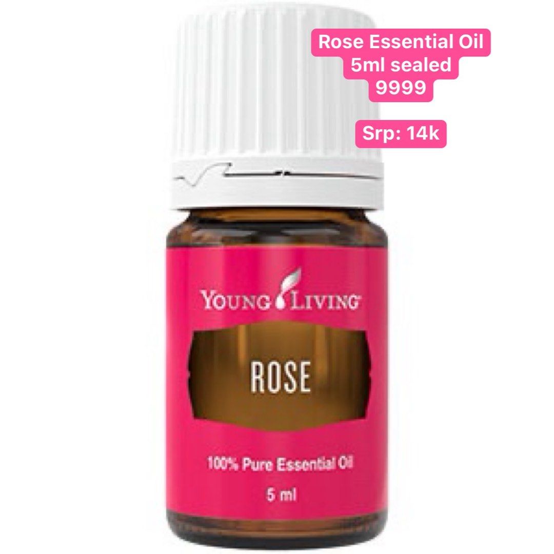 Young Living Rose Essential Oil (Category: Home Fragrance) located in Tarlac. Submitted by bespinosa (Listing ID 1422356640, Image 1). Description: Rose Essential Oil 5ml, sealed Srp: 14k.