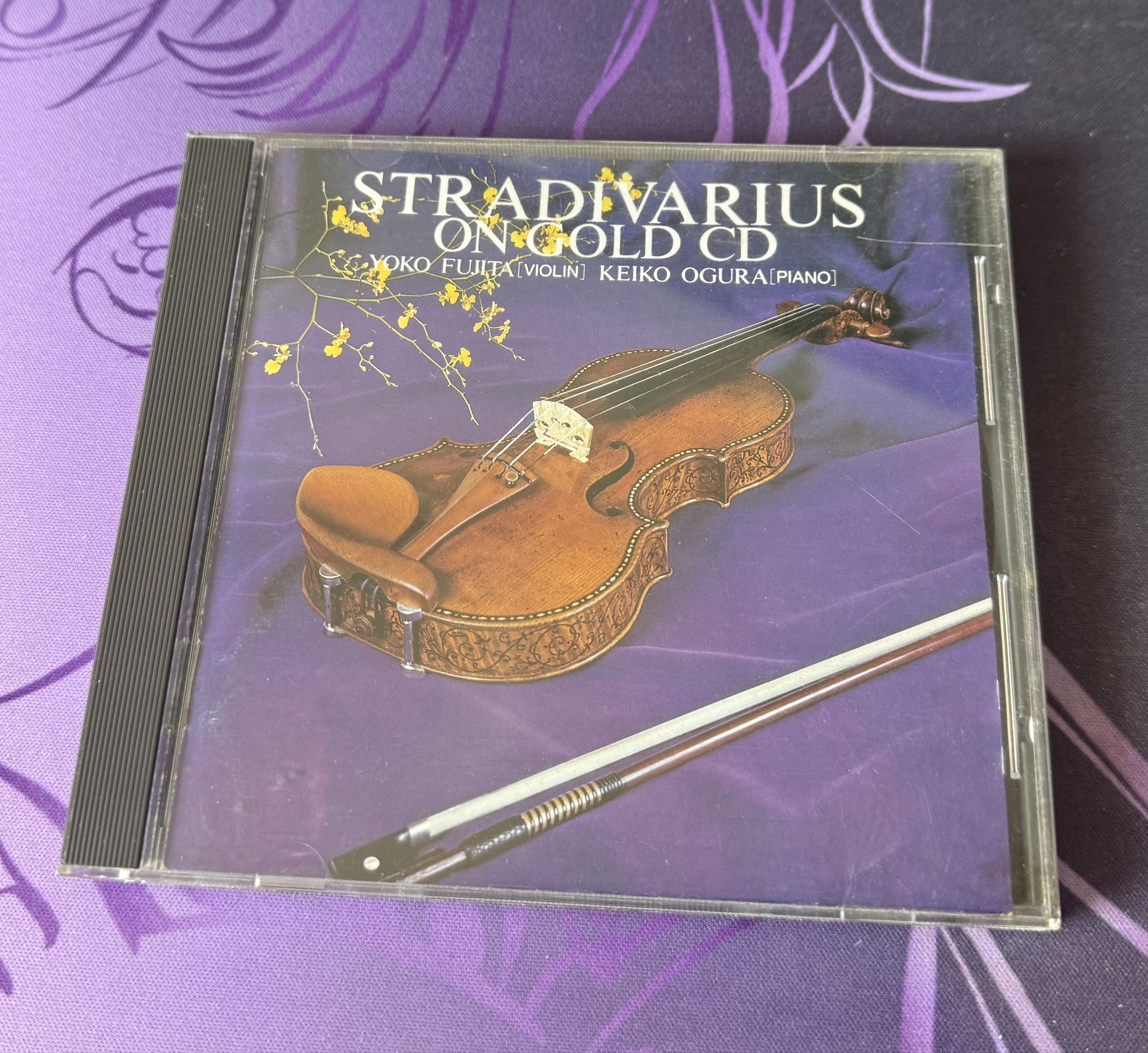 日本藤田容子/ 雄倉惠子STRADIVARIUS ON GOLD CD 24K金碟, 興趣及遊戲