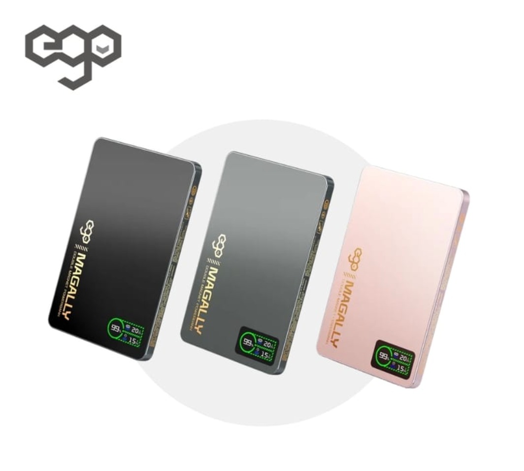 (全新行貨) EGO MagAlly Qi2 3合1雙面磁吸外置電源 5000mAh E16A3, 手提電話, 電話及其他裝置配件, 電池及 ...