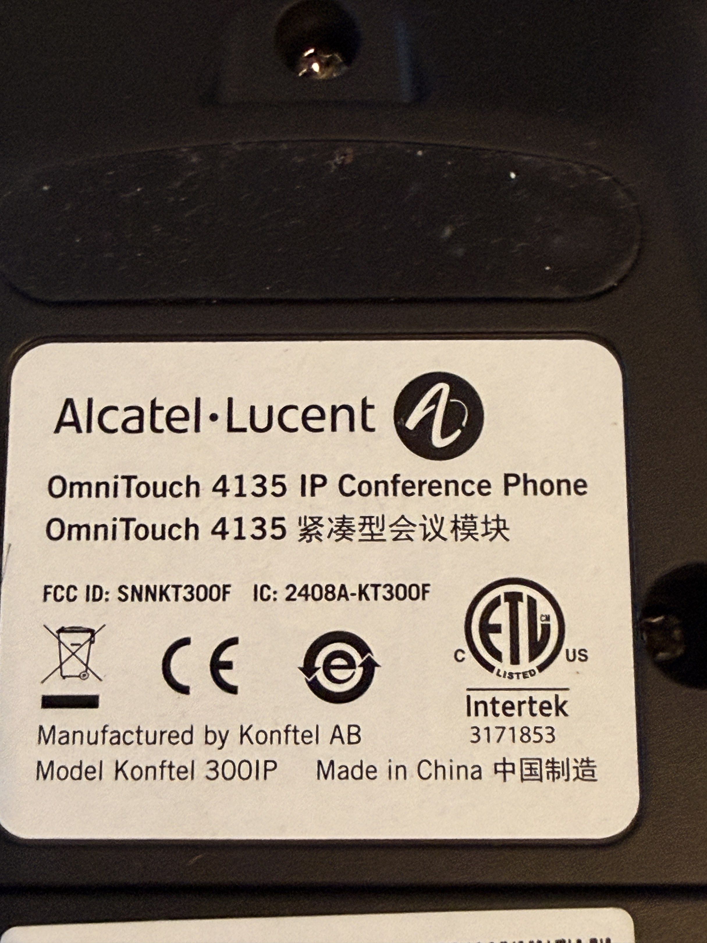 Alcatel-Lucent OmniTouch 4135 IP Conference Phone445686273981829121
