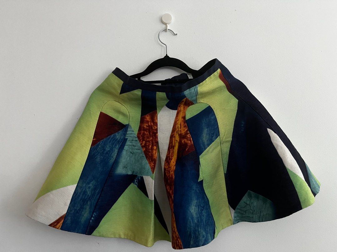 A-Line Mini Skirt (Category: Skirts) located in Quezon City. Submitted by snap_store (Listing ID 1419301622, Image 2). Description: A-line mini skirt; perfect for party or cute weekend lunch Size: M on tag, best for S Price: 250 SF shouldered by buyer￼.