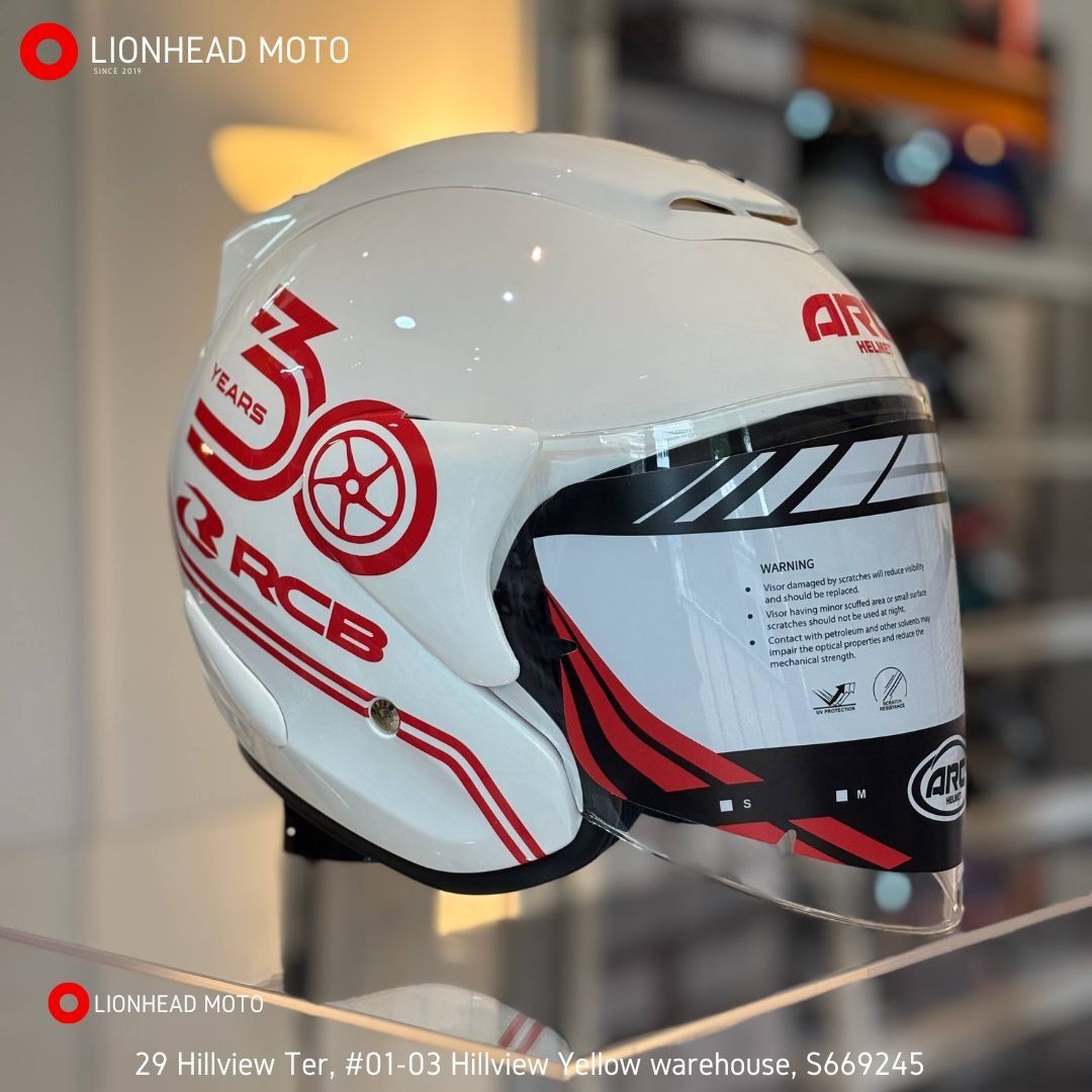 ARC RITZ RCB LIMITED EDITION MOTORCYCLE HELMET FREE DELIVERY ...