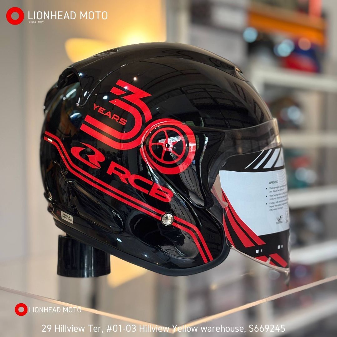 ARC RITZ RCB LIMITED EDITION MOTORCYCLE HELMET FREE DELIVERY ...