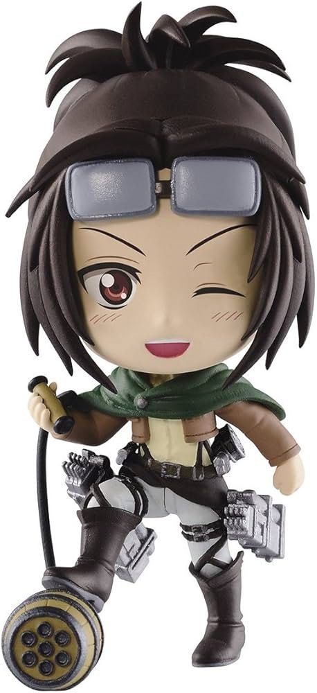 Attack on Titan Chibi Hange Zoë Figure (Category: Figurines & Statues) located in Pasig City. Submitted by bulletlily (Listing ID 1419298969, Image 2). Description: Authentic Fixed price BIB PM for more photos Payment: Gcash, maya Shipping: lalamove, GGX Pick up at Pasig.