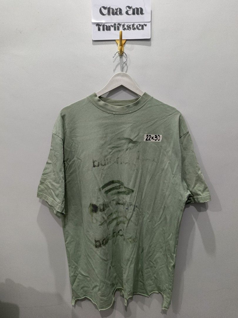 Balenciaga Distressed Shirt (Category: Luxury Apparel) located in Leyte. Submitted by chaem89 (Listing ID 1419211140, Image 1). Description: Excellent Cond Oversized Shirt sz XS on tag 22x30.