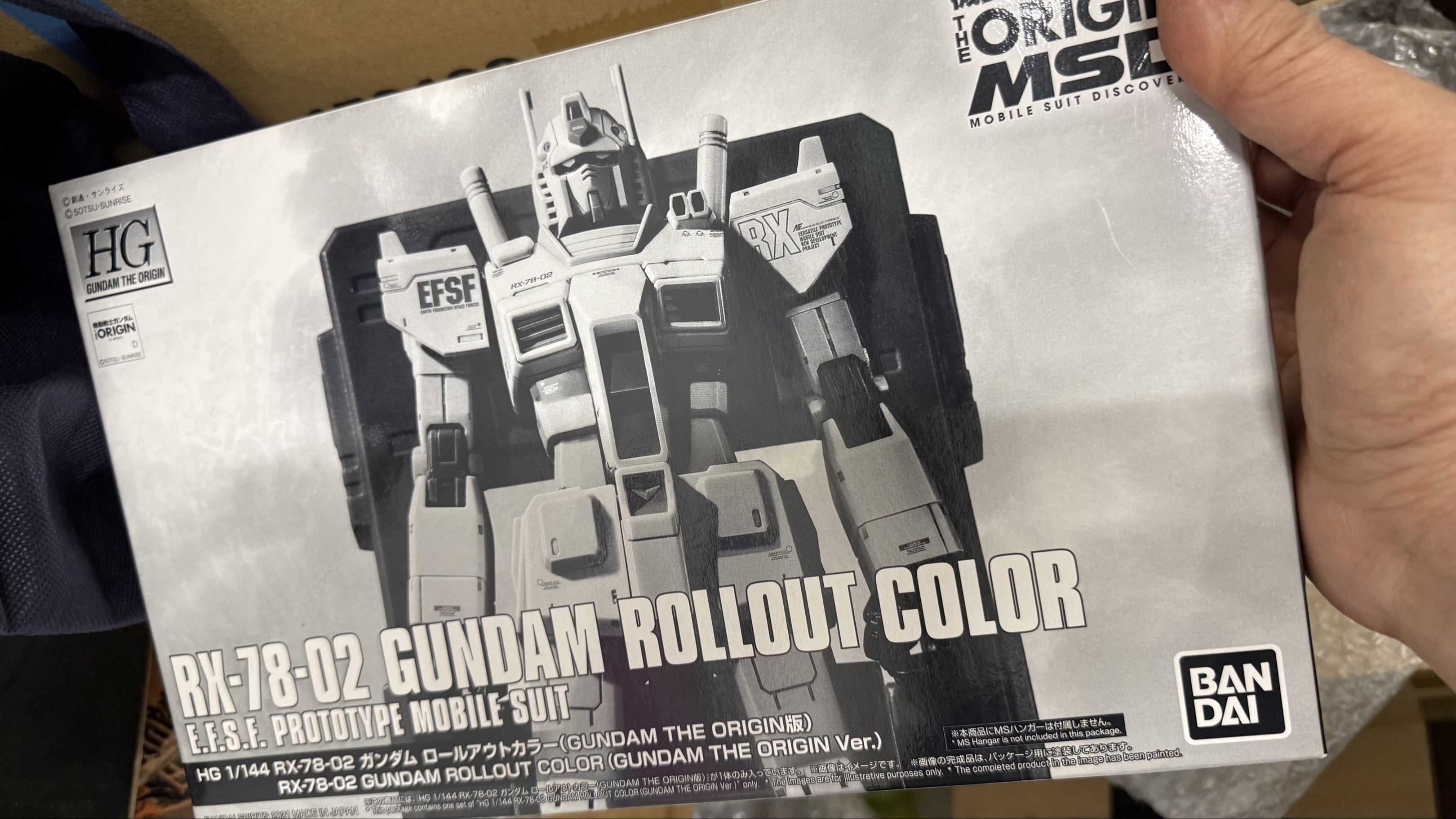 全新未砌Bandai 魂限 HG 1/144 RX-78-02 Gundam Rollout Color (Gundam the Origin ...