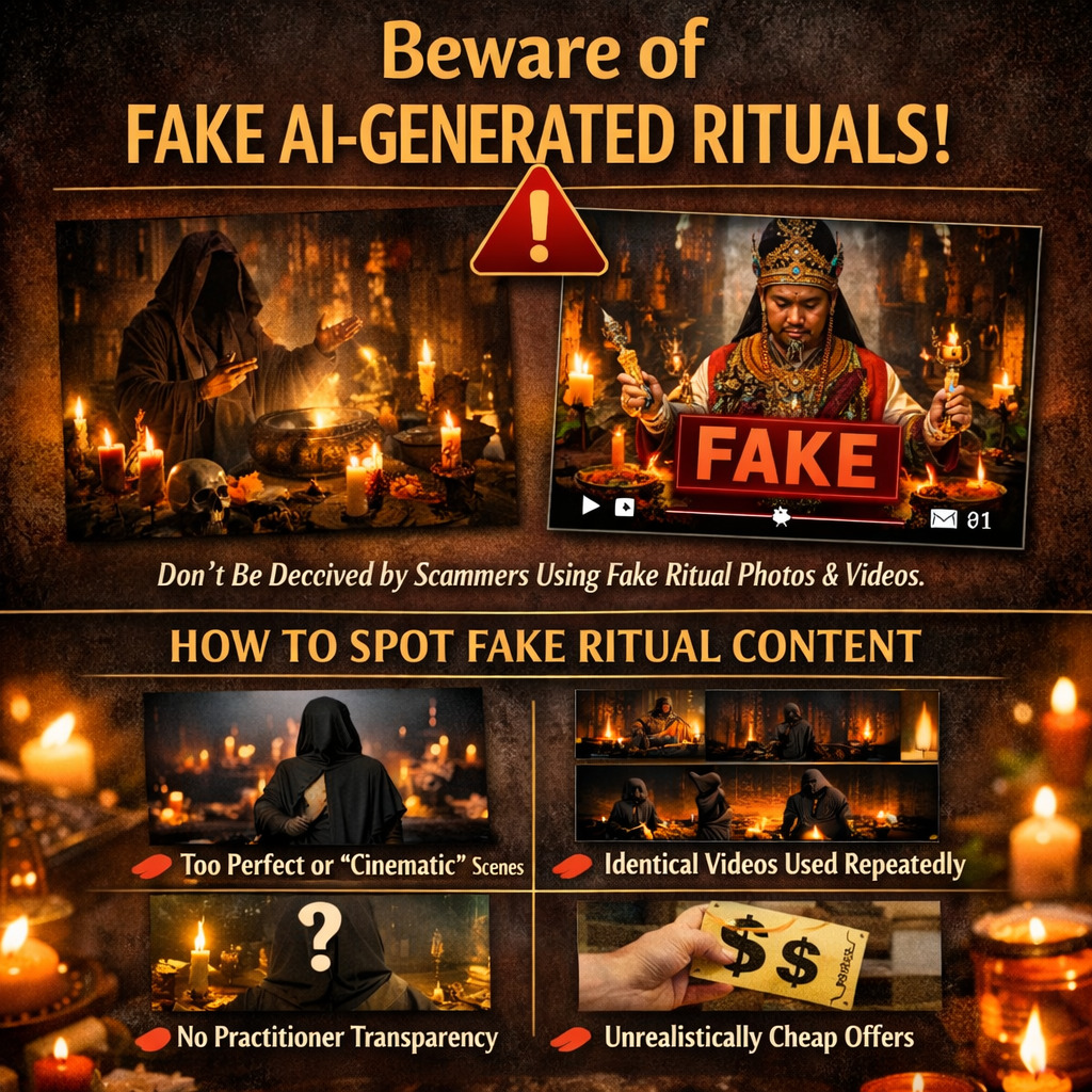 ‼️BEWARE : AI Fake Love Ritual / AI generated love spell videos or ...