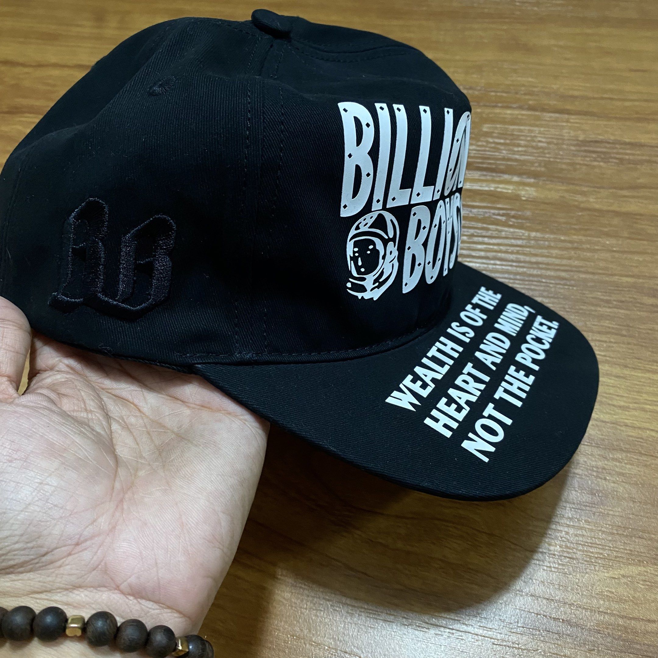 Billionaire Boys Club Snapback Cap (Category: Caps & Hats) located in Imus. Submitted by fndsvntg_307 (Listing ID 1419359826, Image 2). Description: - Billionaire Boys Club Snapback Cap - Black color - One size fits all - Features the iconic BBC logo - Made from 100% cotton No issue Excellent condition.