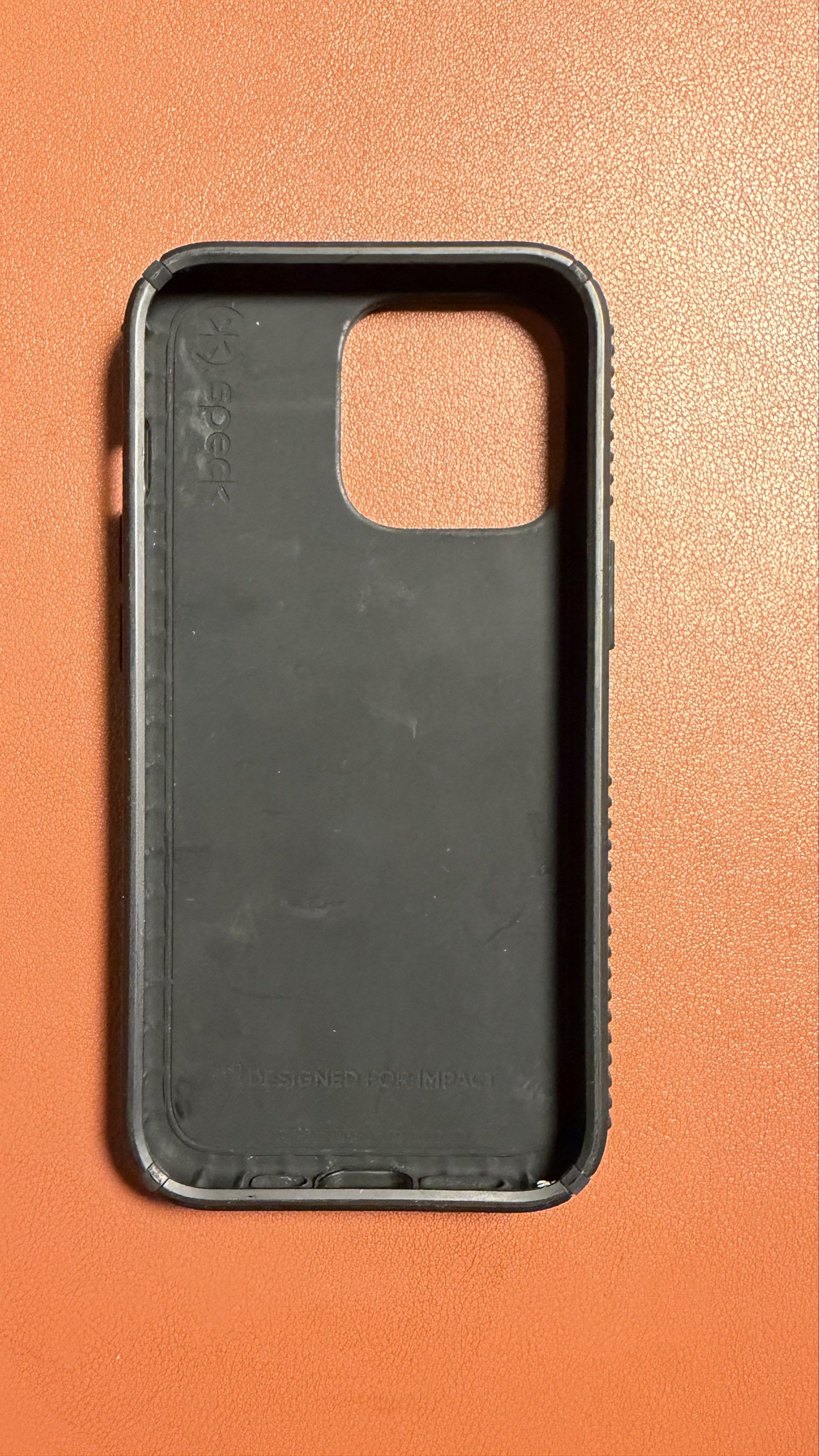 Black Speck Presidio2 Grip case for iPhone 13 Pro (Category: Cases & Sleeves) located in Quezon City. Submitted by allthingsdapper (Listing ID 1419340280, Image 2). Description: The Speck Presidio2 Grip case for iPhone 13 Pro is a protective and slim case known for its enhanced grip and durability, offering up to 13-foot drop protection. ₱800 Mandaluyong loc Can be Lalamoved.