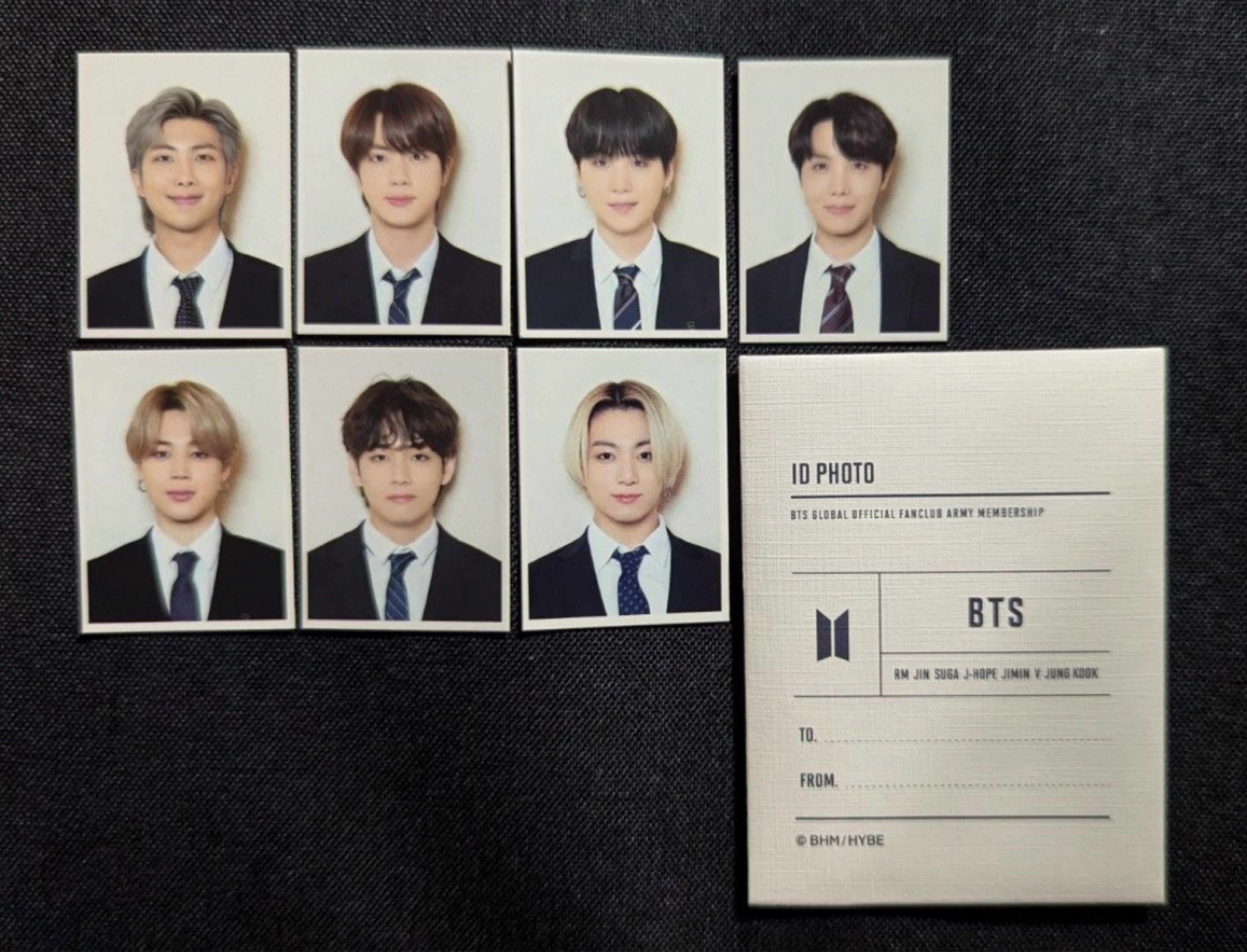 BTS Army Membership Kit ID Photo Set, Hobbies & Toys, Memorabilia ...