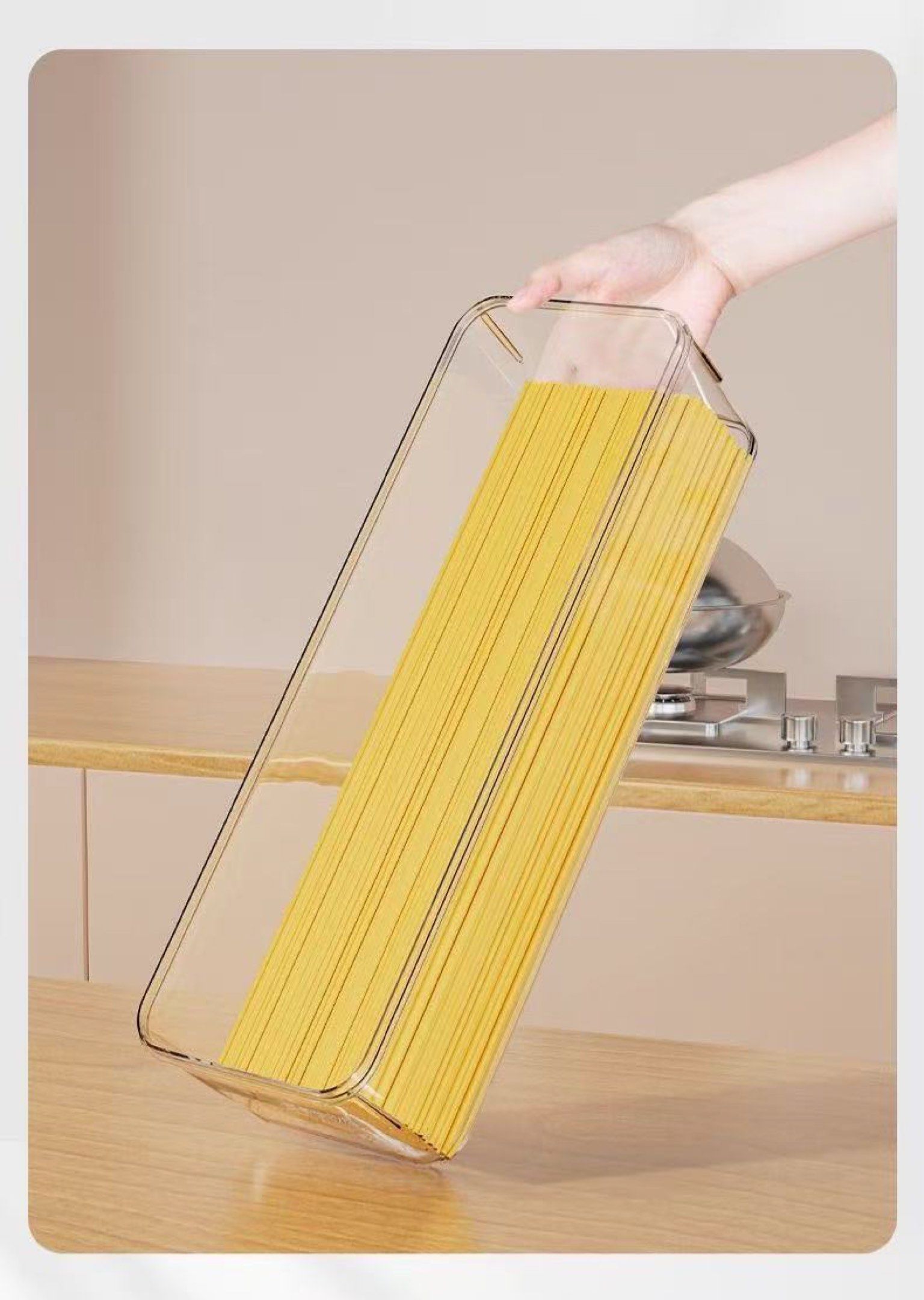 Clear Acrylic Spaghetti Pasta Storage Container445494863364116484