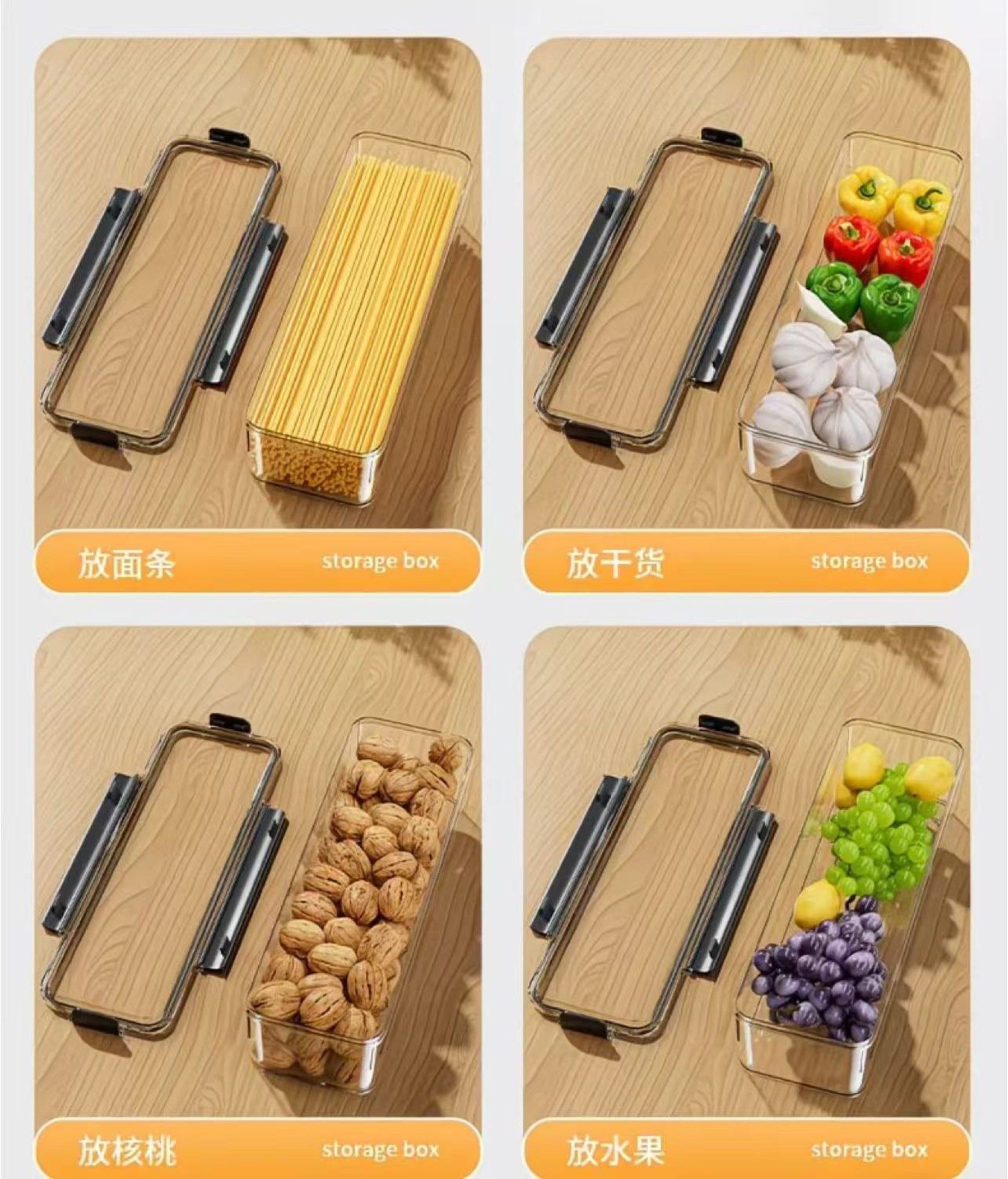 Clear Acrylic Spaghetti Pasta Storage Container445494863364116485