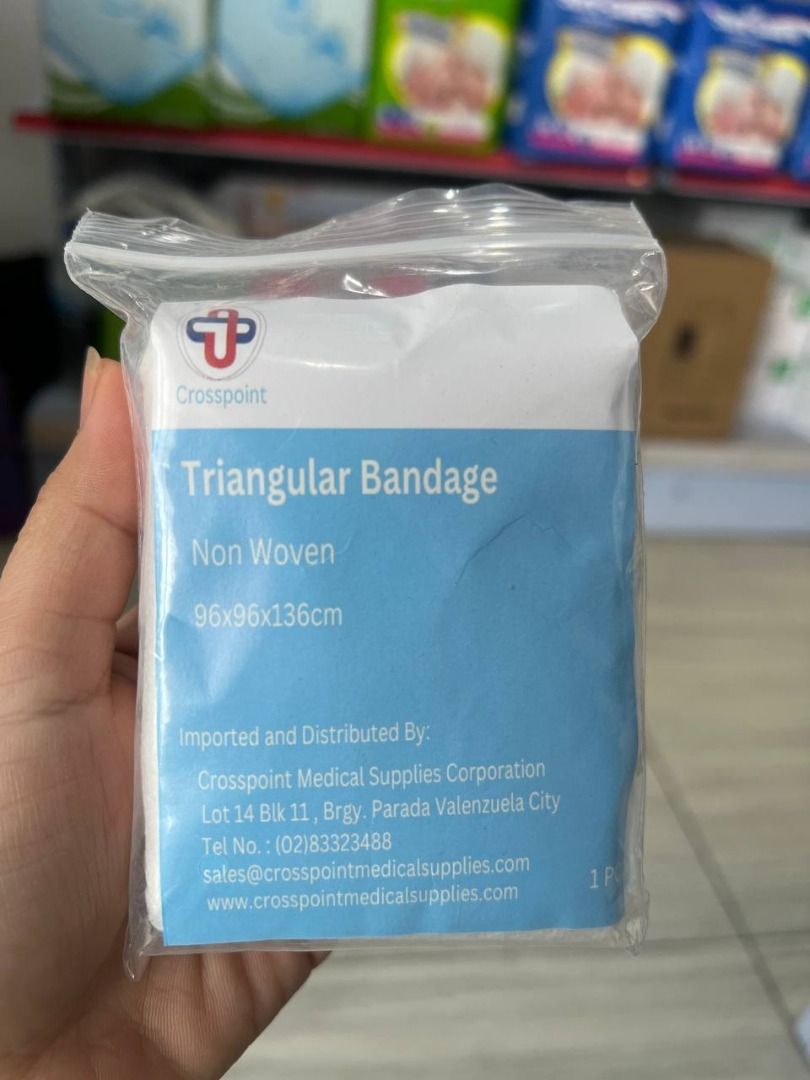 CROSSPOINT NW TRIANGULAR BANDAGE (Category: Medical Supplies & Tools) located in Quezon City. Submitted by zyra26 (Listing ID 1419217723, Image 1). Description: .