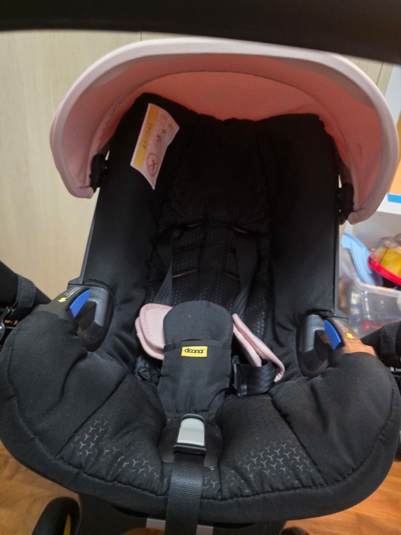 Doona Stroller - Pink with newborn inserts, Babies & Kids, Going Out ...
