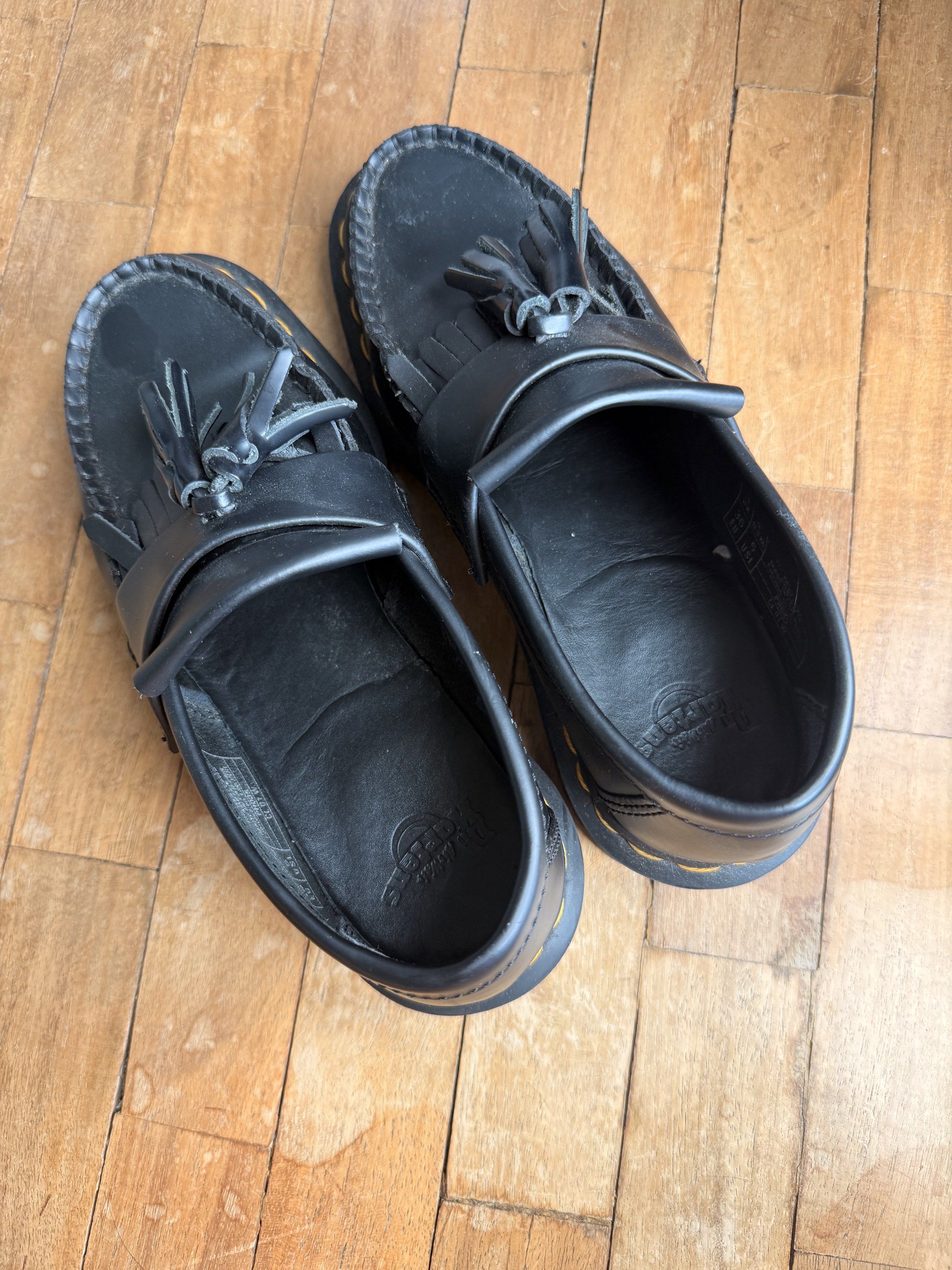 Dr. Martens Adrian Tassel Loafers (Category: Loafers) located in Makati City. Submitted by anbnchn (Listing ID 1419228377, Image 3). Description: • Authentic Dr. Martens Adrian Loafers • US 4 EU 36 • No box, bought from Zalora last year RFS: Not my style anymore.
