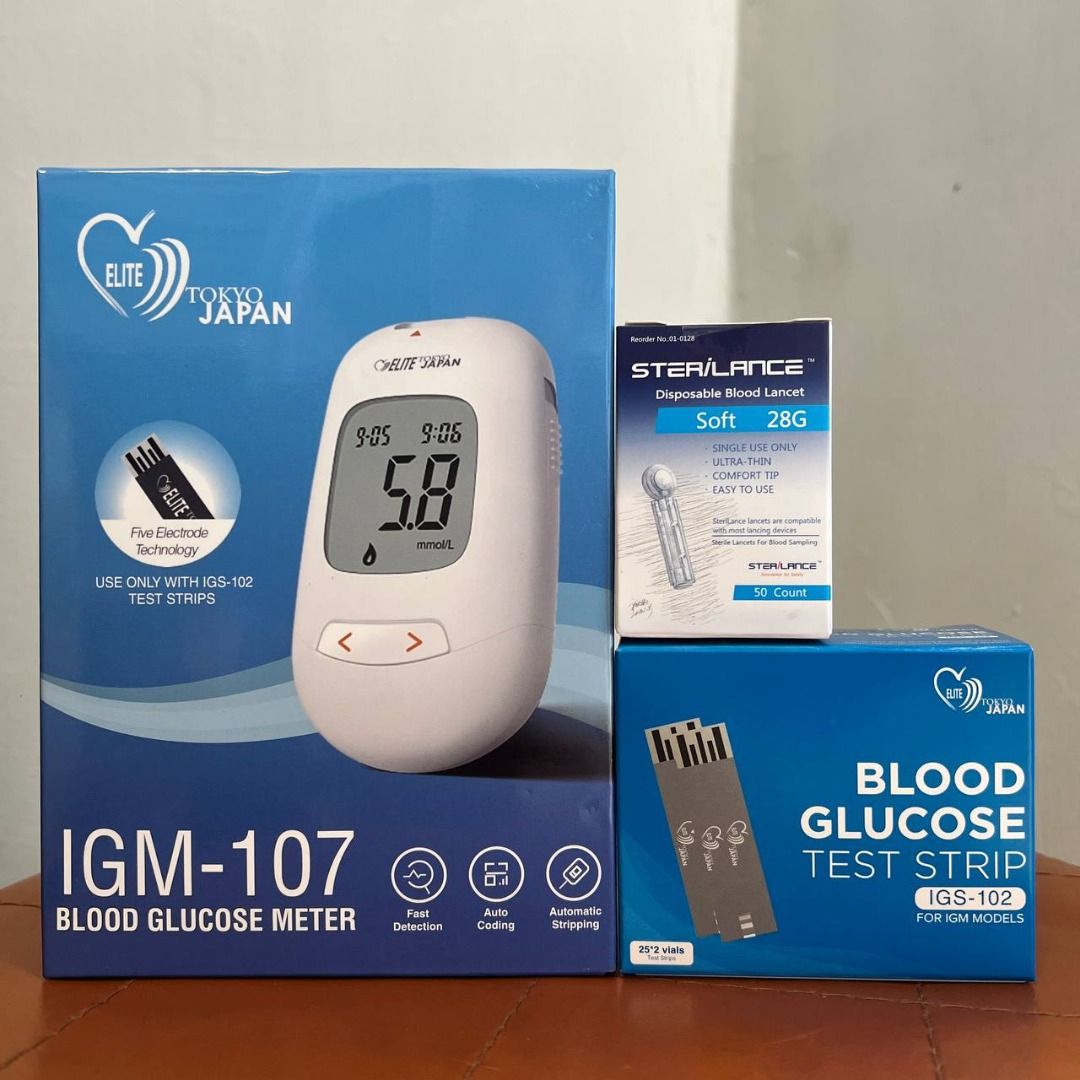 ELITE BLOOD GLUCOSE METER-SET (IGM-107) (Category: Medical Supplies & Tools) located in Quezon City. Submitted by zyra26 (Listing ID 1419215682, Image 1). Description: .