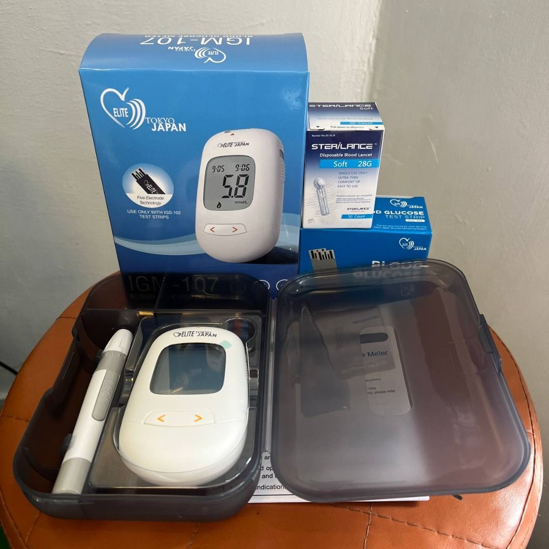 ELITE BLOOD GLUCOSE METER-SET (IGM-107) (Category: Medical Supplies & Tools) located in Quezon City. Submitted by zyra26 (Listing ID 1419215682, Image 2). Description: .