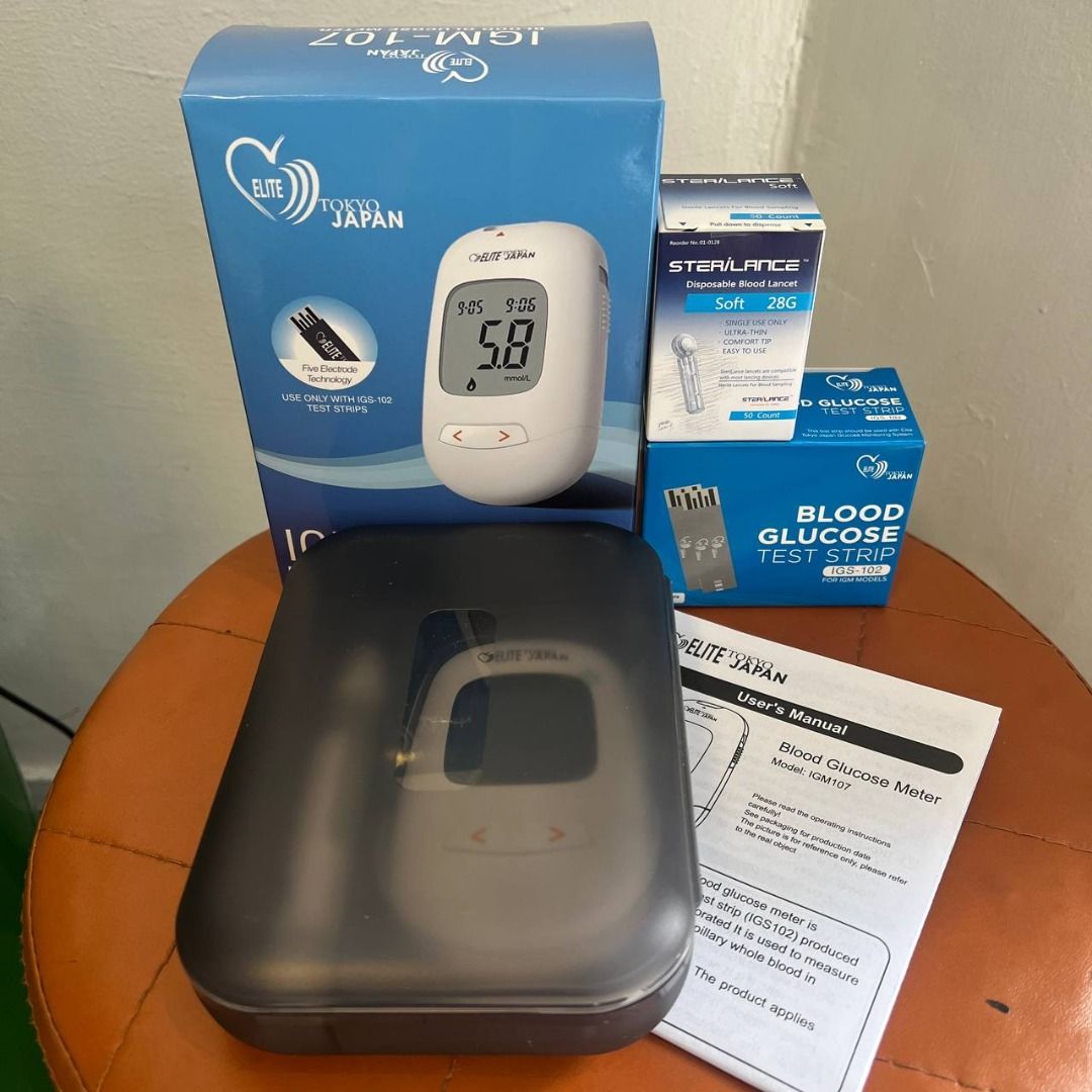 ELITE BLOOD GLUCOSE METER-SET (IGM-107) (Category: Medical Supplies & Tools) located in Quezon City. Submitted by zyra26 (Listing ID 1419215682, Image 3). Description: .