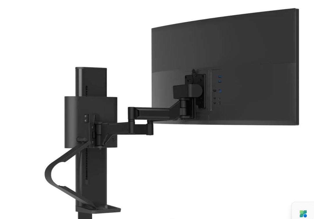 Ergotron Trace Monitor Mount (Single) black #45-630-224, 電腦＆科技, 電腦周邊及配件 ...