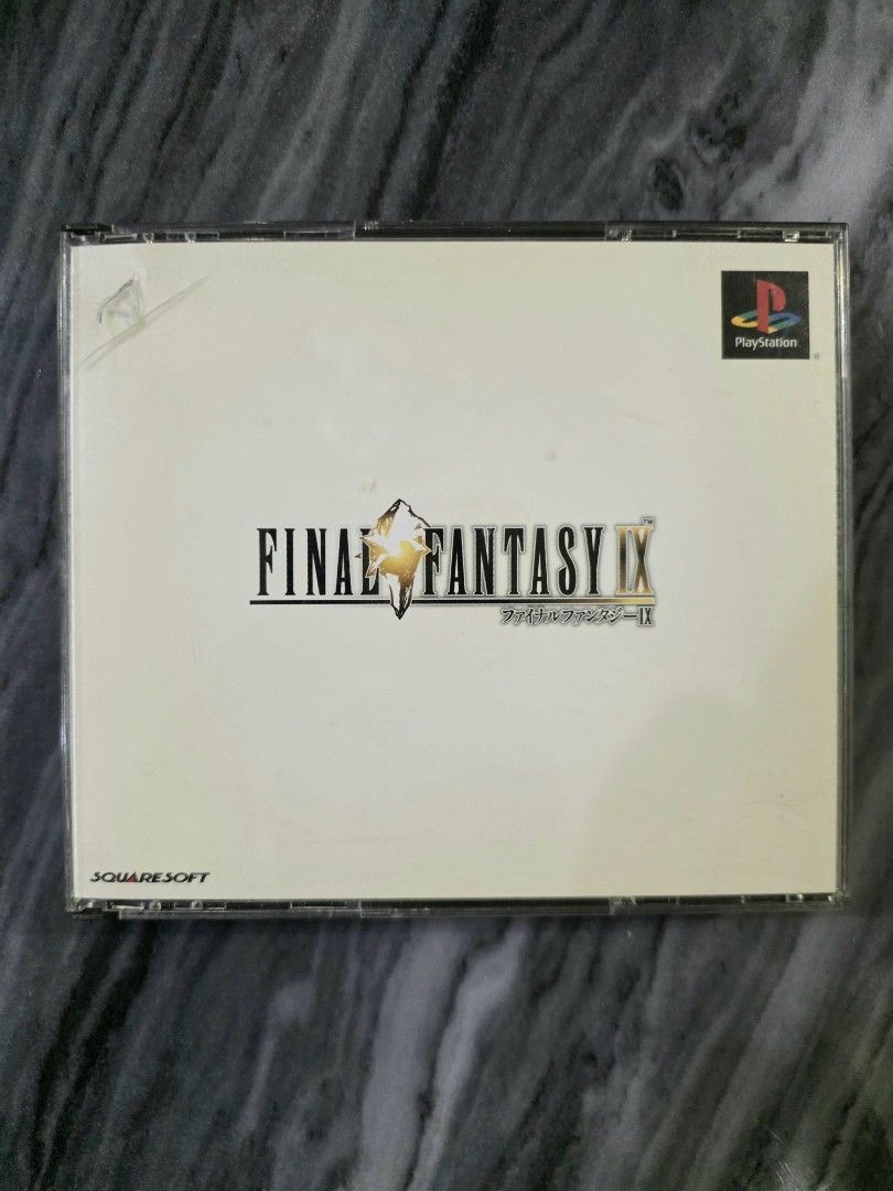 Final Fantasy IX (Complete) Jap for PS One Playstation (Category: PlayStation) located in Mandaluyong City. Submitted by chan.ningtatum (Listing ID 1419268424, Image 1). Description: For Sale! Final Fantasy IX - Includes 4 game discs. - Original inserts included. - A great addition for retro gaming collectors. Good Working Condition. No Issue Checkouts via Shope e and Laz ada Available Shipping: Lalamove, Grab Meet ups: Mandaluyong and San Juan C