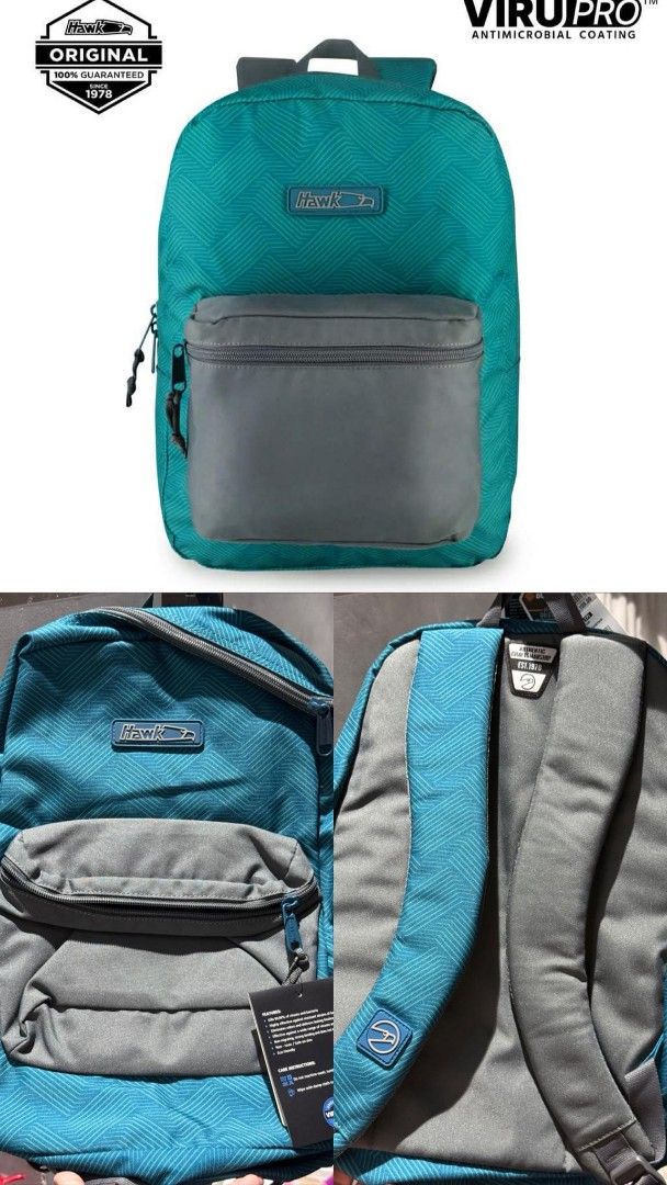 Hawk Backpack - Various Colors (Category: Backpacks) located in Manila. Submitted by saguittarian06 (Listing ID 1419386073, Image 1). Description: Authentic hawk backpack Tapos na mag aral anak mo buo pa rin tong bag na to 😆.