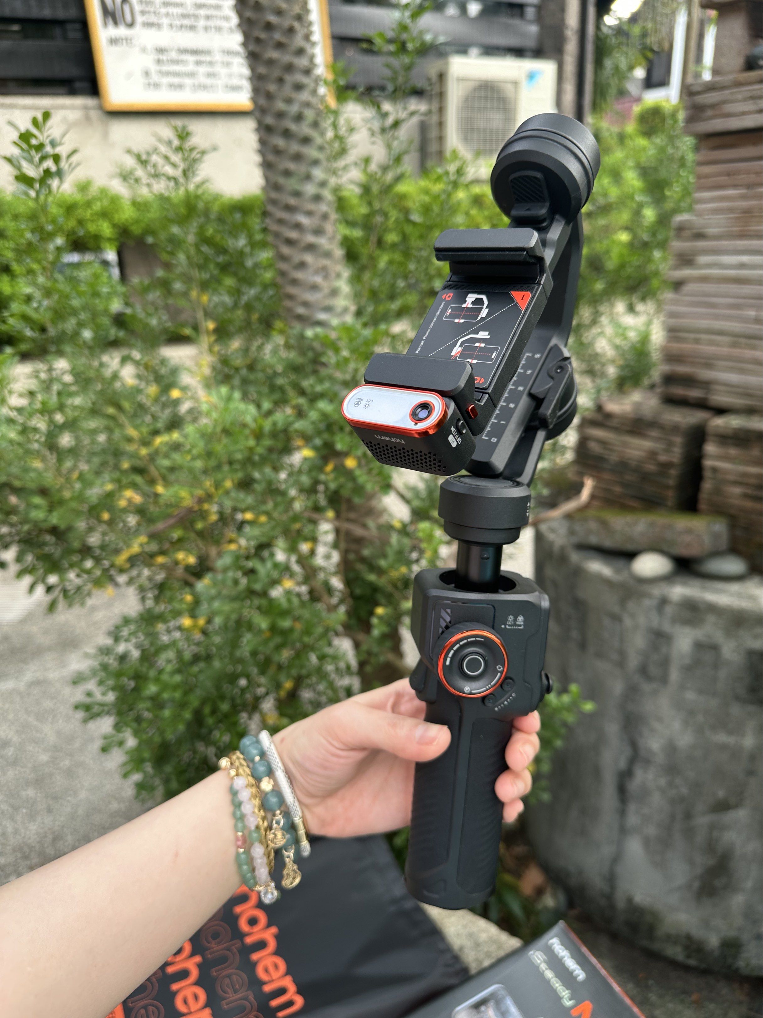 Hohem iSteady M7 Gimbal Stabilizer (Category: Gimbals & Stabilizers ) located in Quezon City. Submitted by maytonbacon (Listing ID 1411613241, Image 2). Description: Selling my Hohem iSteady M7 / iSteady 7 gimbal. Used only twice, indoor testing only — practically brand new! Perfect for vloggers, TikTok/Reels creators, or anyone wanting smooth cinematic shots. Inclusions (all included): • Hohem iSteady M7 / iSteady 7 gimbal • Mini tripod • Chargi