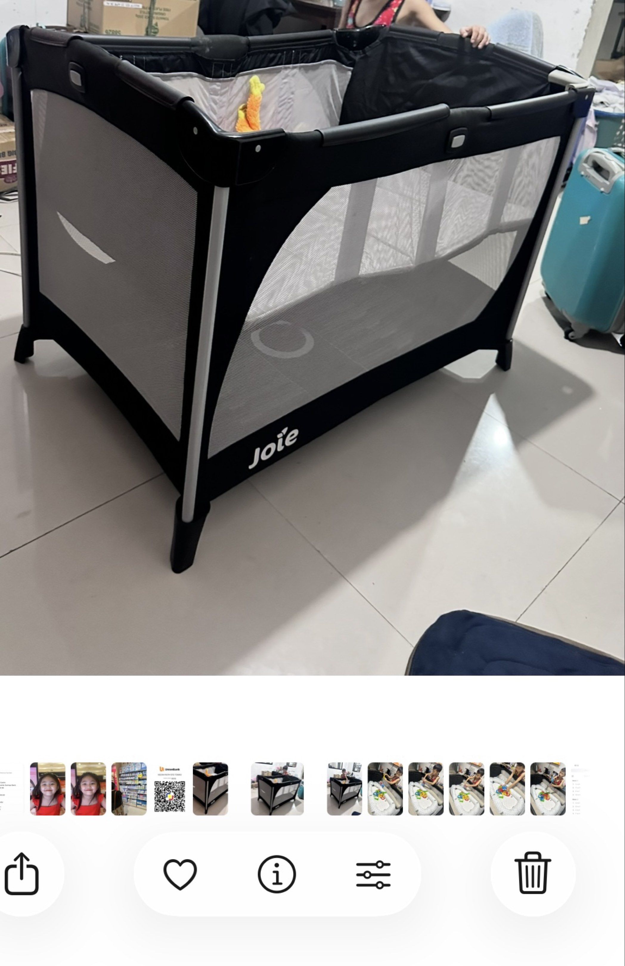 Joie Allura Crib (Category: Cots & Cribs) located in Manila. Submitted by mvilladorr25865 (Listing ID 1419359190, Image 2). Description: .