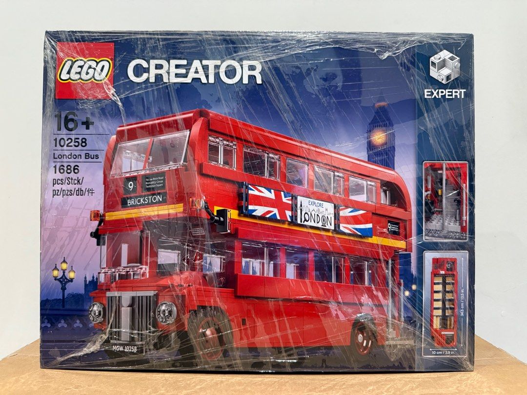 LEGO Creator Expert 10258 London Bus (Category: Lego & Building Sets) located in Quezon City. Submitted by lightningrush (Listing ID 1419199958, Image 1). Description: LEGO Creator Expert London Bus 10258 - Brand new and sealed - 1686 pieces Fast pickup from QC or San Juan. Can also arrange for shipping..