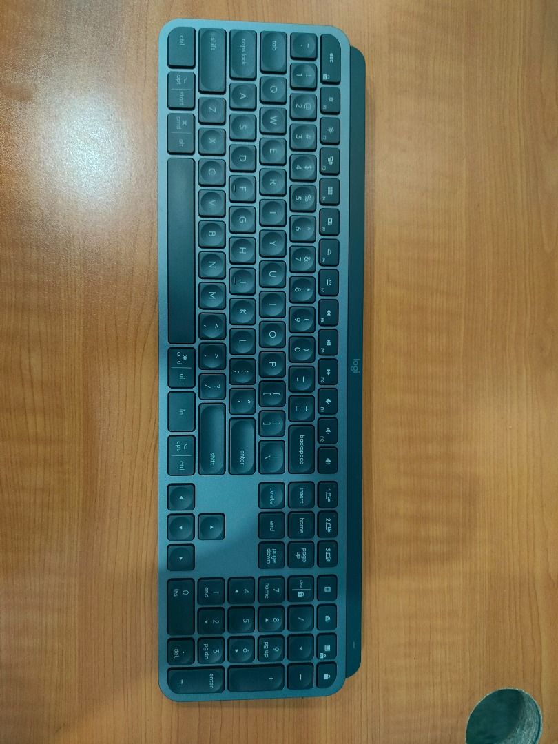 Logitech MX Keys Wireless Keyboard (Category: Computer Keyboard) located in Manila. Submitted by msadlawan646634 (Listing ID 1419253727, Image 1). Description: Dimensions: 16.93 x 5.18 x 0.8 inches (HWD). Weight: 1.78 lbs (approximately 0.81 kg). Key Features: Low-profile design, smart illumination, customizable keys, and a fast, fluid typing experience. Connectivity: Wireless wih Bluetooth and USB receiver options..