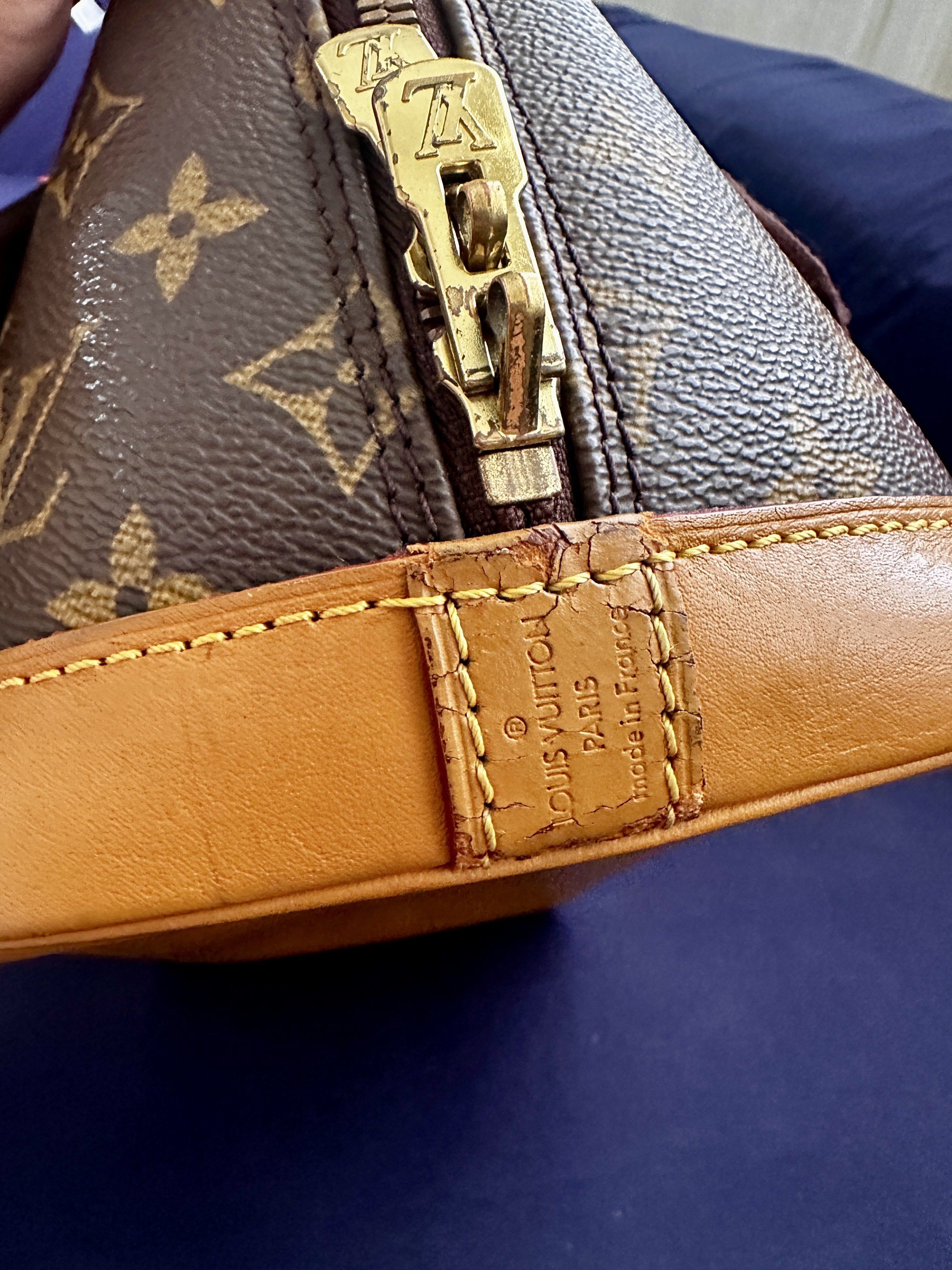 Louis Vuitton Alma PM Handbag (Category: Clutches) located in Makati City. Submitted by shebree (Listing ID 1419221237, Image 3). Description: - Authentic Louis Vuitton Alma PM handbag - with Certificate from Legitgrails Handbag details: - Iconic LV monogram - no replacement, all original hardware -Minor rub on the handle (normal signs of use) -no visible watermarks -personal use. Pls manage your expectations -slightly negotiable *Wallet already 