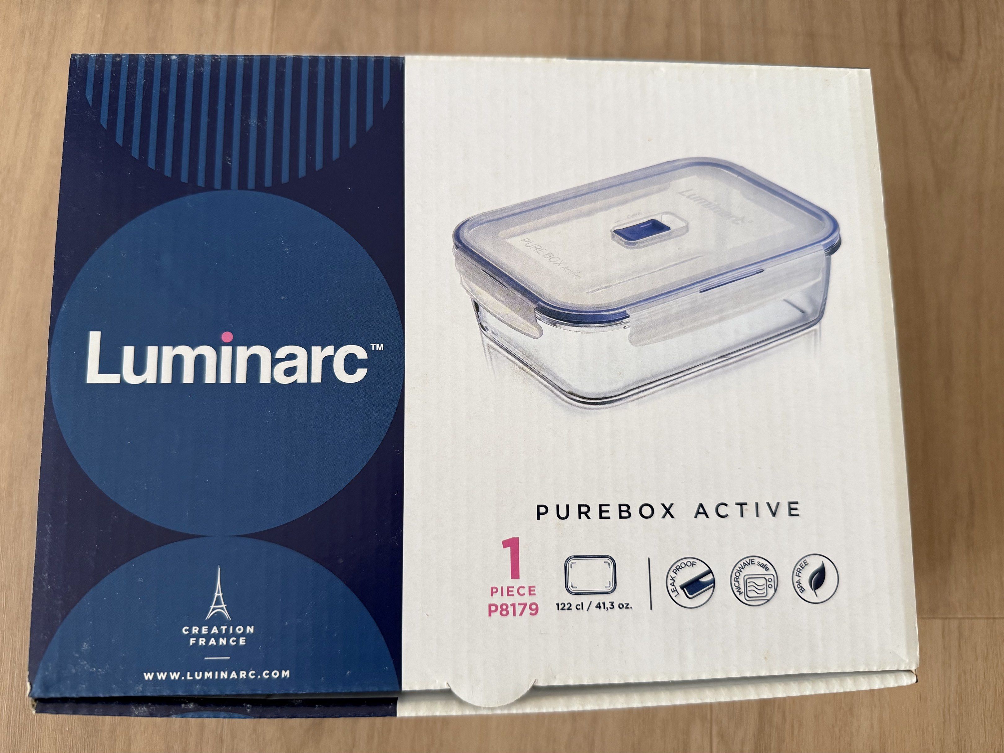 Luminarc Purebox Active Food Storage Container
