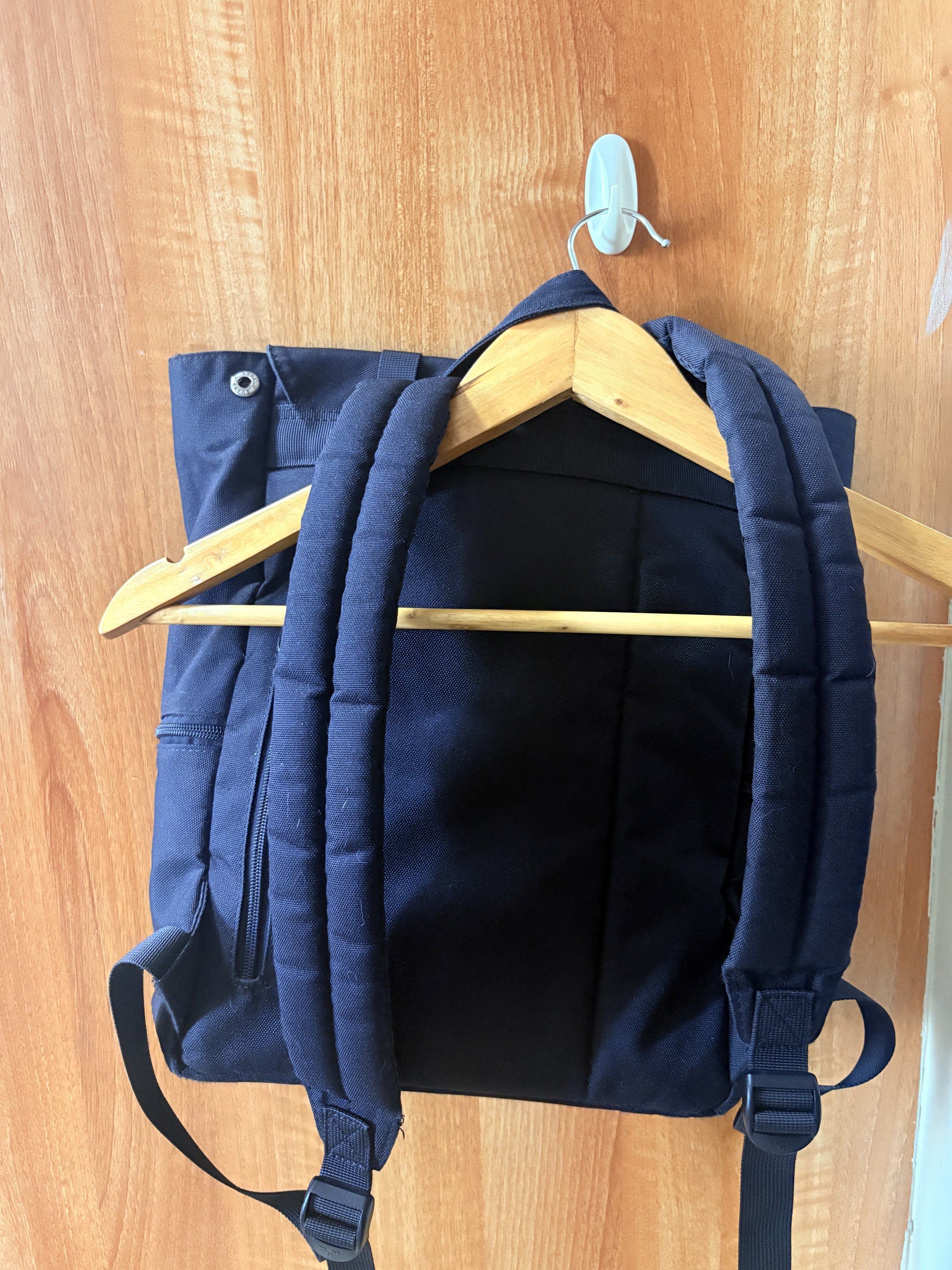 MAH 1982 Siro Black Backpack with Waterproof Fabric (Category: Backpacks) located in Quezon City. Submitted by delilahclosetph (Listing ID 1419273460, Image 2). Description: - MAH 1982 Siro Black Backpack - Features waterproof fabric - Well used but no damage, see photos - 27X11x37CM - Original Price: P1,200.