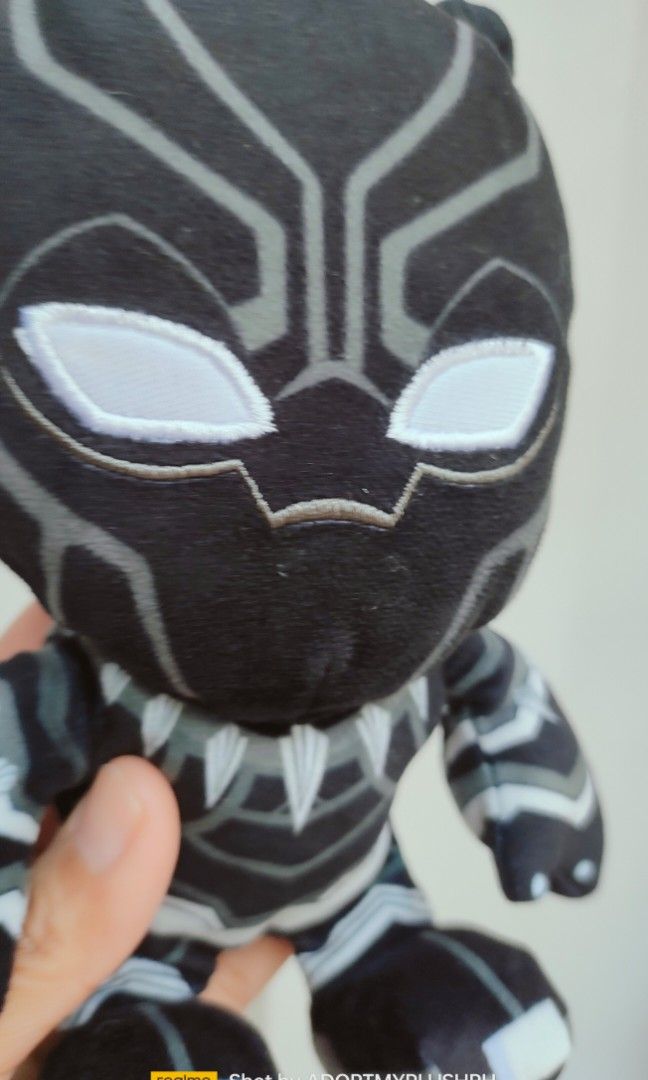 Marvel Black Panther plush toy (Category: Plushies & Soft Toys) located in Taguig. Submitted by adopt.my.plush.ph (Listing ID 1419240910, Image 2). Description: Marvel Black Panther plush toy. .