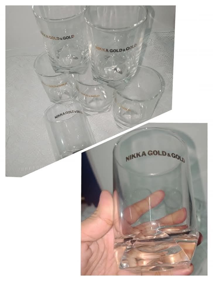 NIKKA GOLD &GOLD GLASS (Category: Announcements) located in Cavite. Submitted by annek_annek (Listing ID 1419321348, Image 1). Description: PLEASE SEND ME A MESSAGE FOR MORE DETAILS. CONDITION: GOOD AS NEW PASS AS NEW NO ORIGINAL BOX. QUANTITY: 6PCS. PLEASE DO MANAGE OUR EXPECTATIONS ITEMS ARE STILL FROM JAPAN SURPLUS. TYSM.