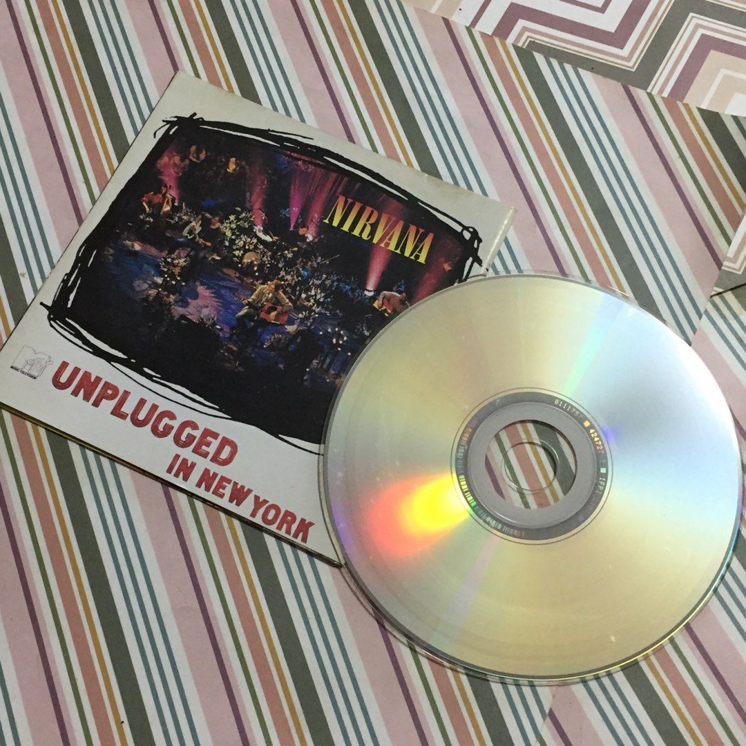 Nirvana CD: Unplugged in New York (Category: CDs & DVDs) located in Pasig City. Submitted by sell.phi (Listing ID 1418640783, Image 3). Description: Nirvana CD: Unplugged in New York preloved original music CD pressed in Germany disc is in VG condition, no playback issues inlay and case may have signs of wear.