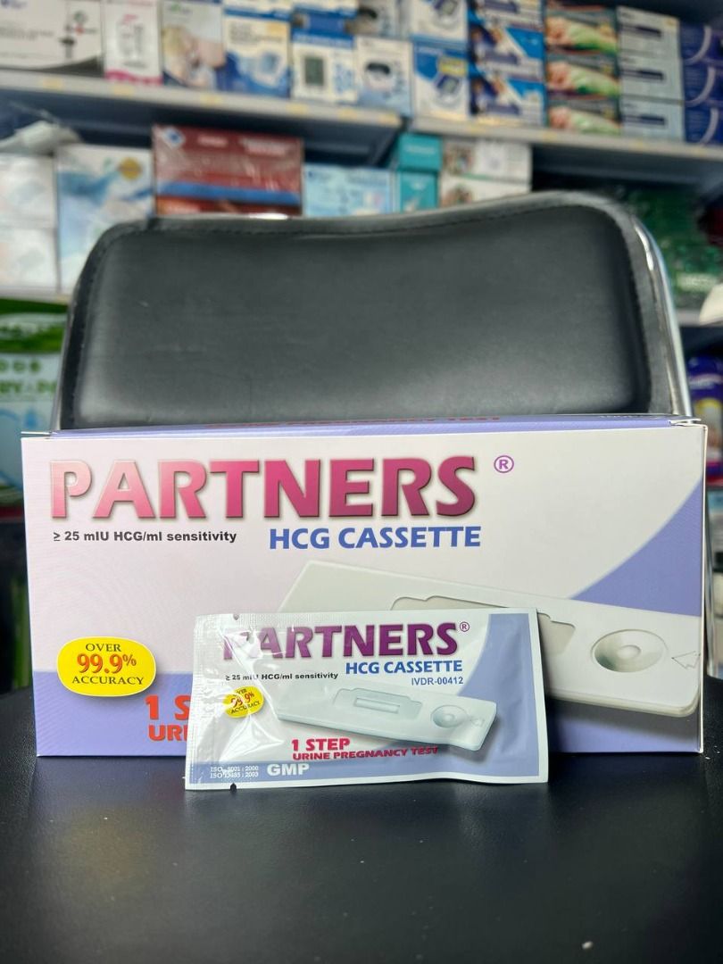 PARTNERS PREGNANCY TEST 100'S (BOX) (Category: Medical Supplies & Tools) located in Quezon City. Submitted by zyra26 (Listing ID 1419220492, Image 1). Description: .