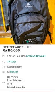 (Kategori: ) berada di . Dikirim oleh lapakmisae (ID iklan 1419225074, Gambar 1). Deskripsi: .