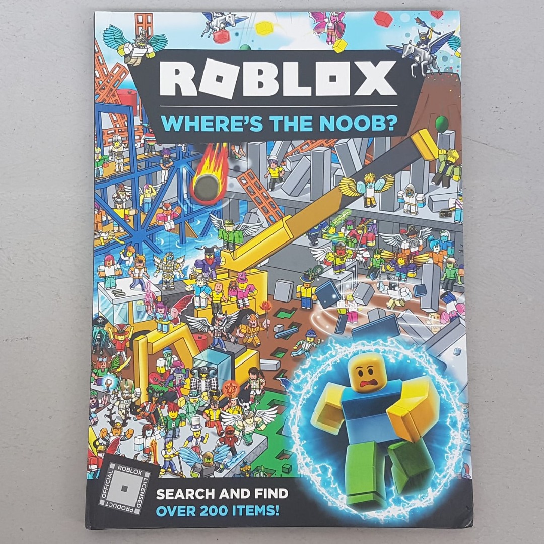 Roblox Where's the Noob? Hardcover, Embark on a search-and-find ...
