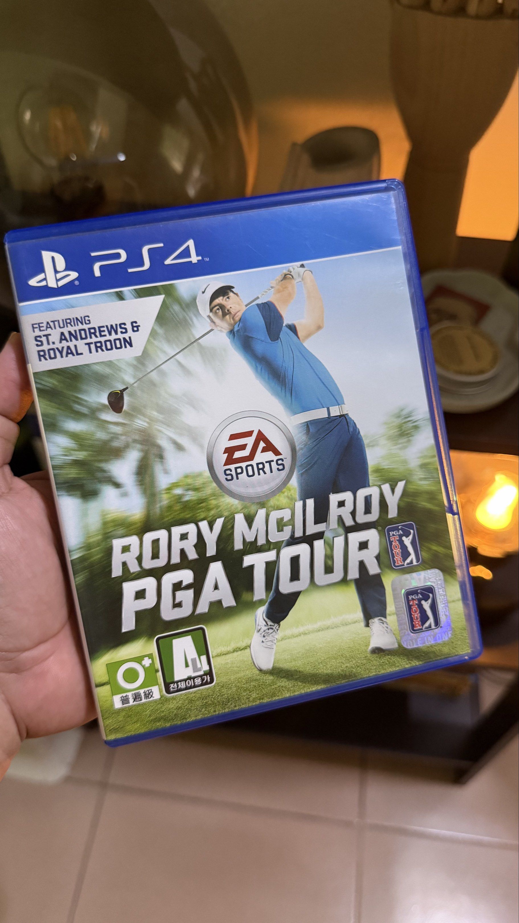 Rory McIlroy PGA Tour - PS4 (Category: PlayStation) located in Makati City. Submitted by averagedude88 (Listing ID 1419280867, Image 1). Description: - Rory McIlroy PGA Tour for PlayStation 4 - Features St. Andrews & Royal Troon - Rated for All Ages - EA Sports Golf Game - Great for golf game fans.