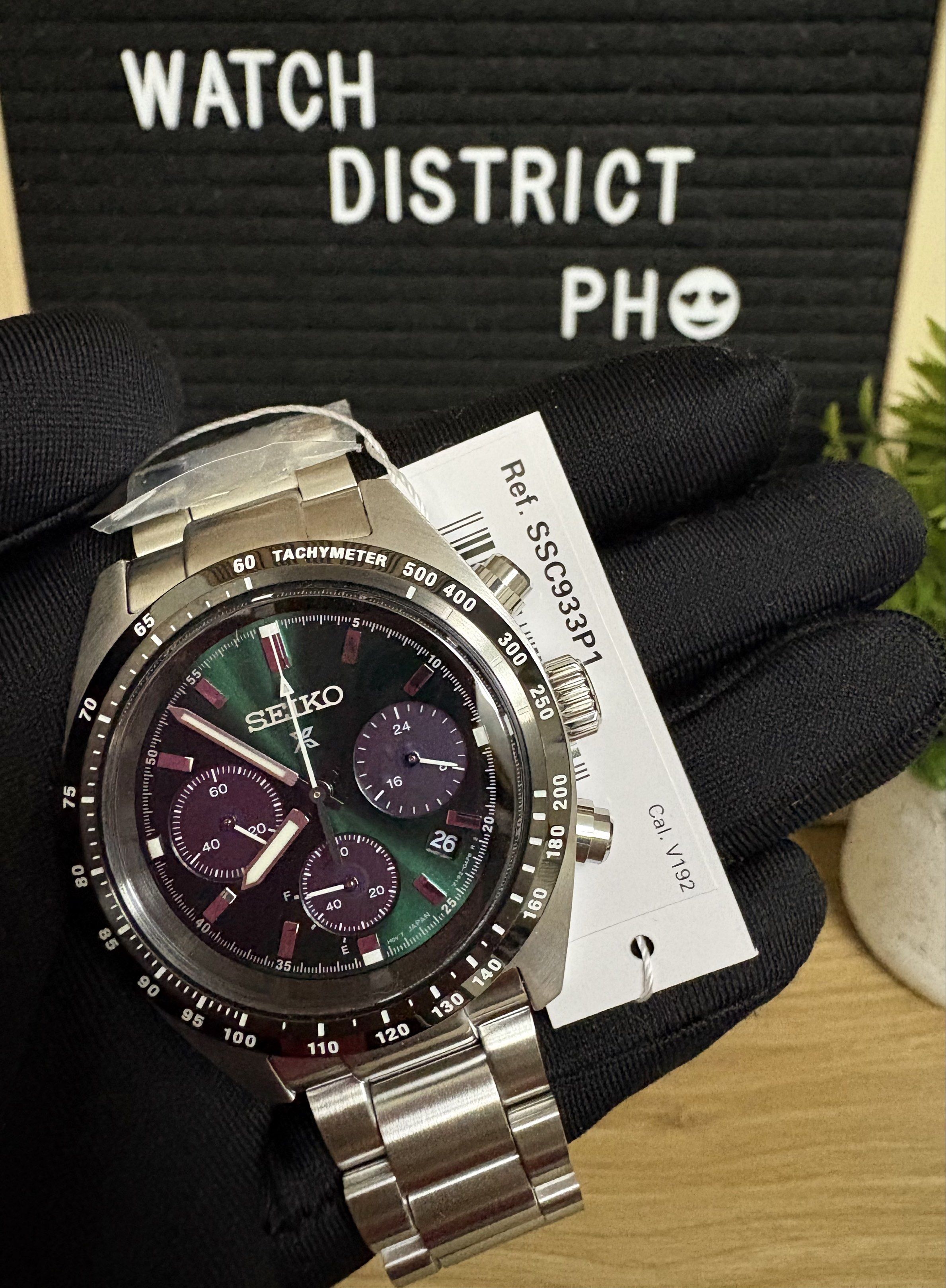 Seiko Prospex SSC933 Speedtimer (Category: Men's Watches) located in Las Pinas. Submitted by watchdistrictph (Listing ID 1419352617, Image 1). Description: •Brand new •Original / Authentic •Complete with hang tag, guarantee booklet/card and box •1 year warranty 📌Payment Methods: Credit Cards, Bank Transfers BPI, BDO, GCASH 📌Shipping: LBC -COD/COP, Lalamove/Grab within MM 📌Meet up: SM Southmall, ATC, Festival Mall, Evia Mall, Bacoor Blvd, ONE M